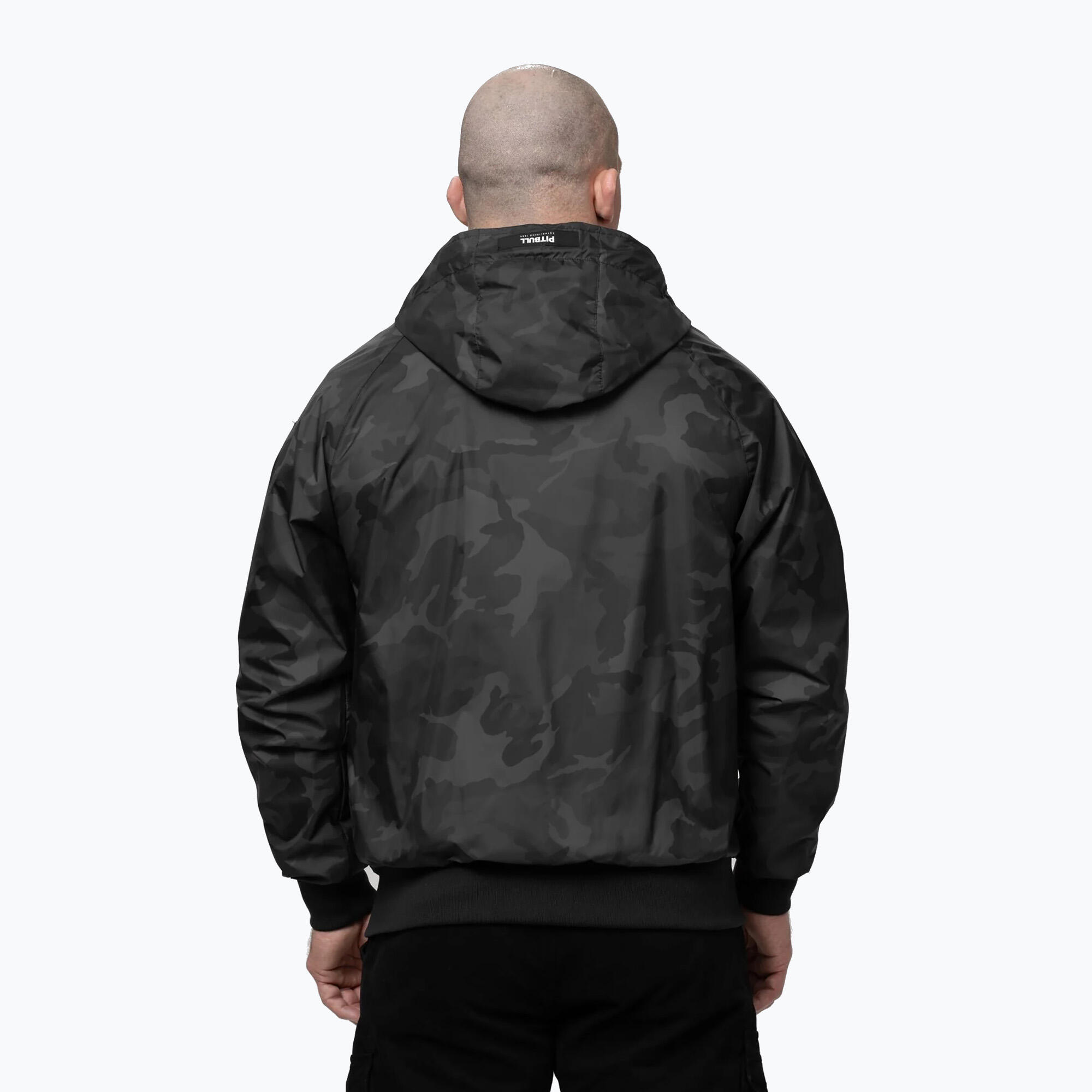 Kurtka męska Pitbull Athletic Logo Nylon Hooded 3/7