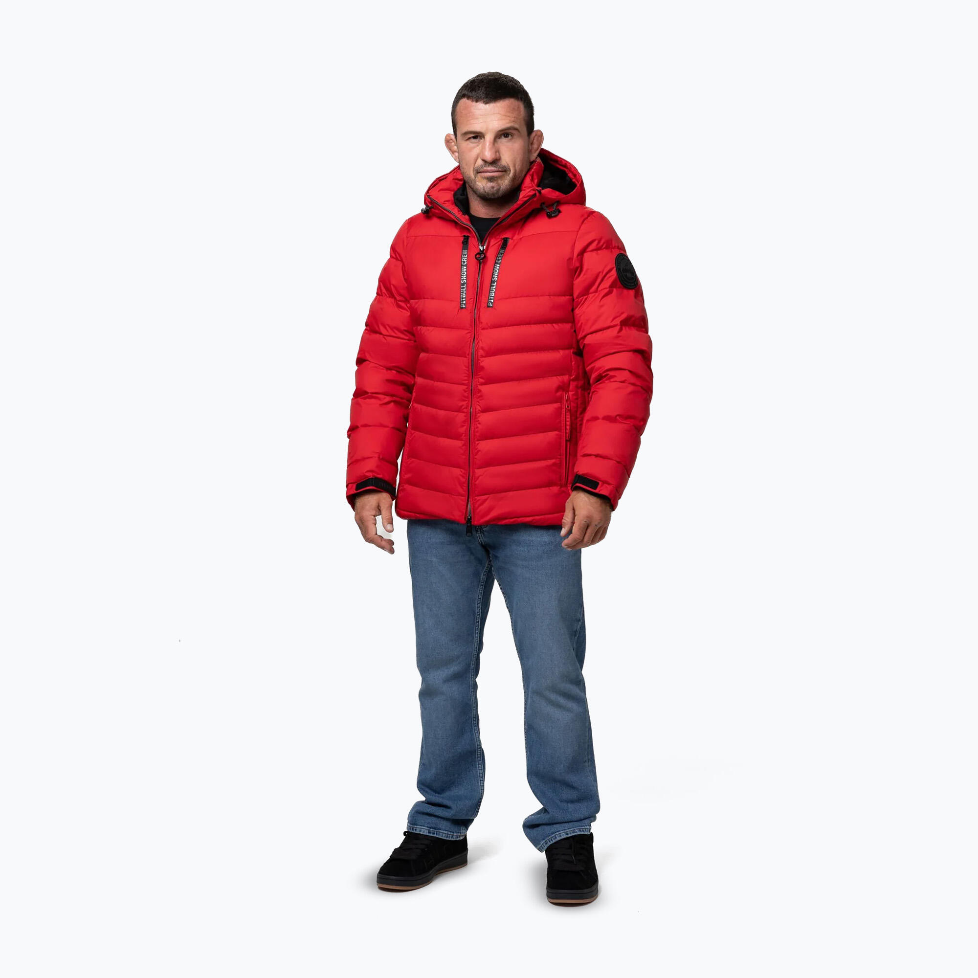 Kurtka zimowa męska Pitbull Crestline Padded Hooded 2/7