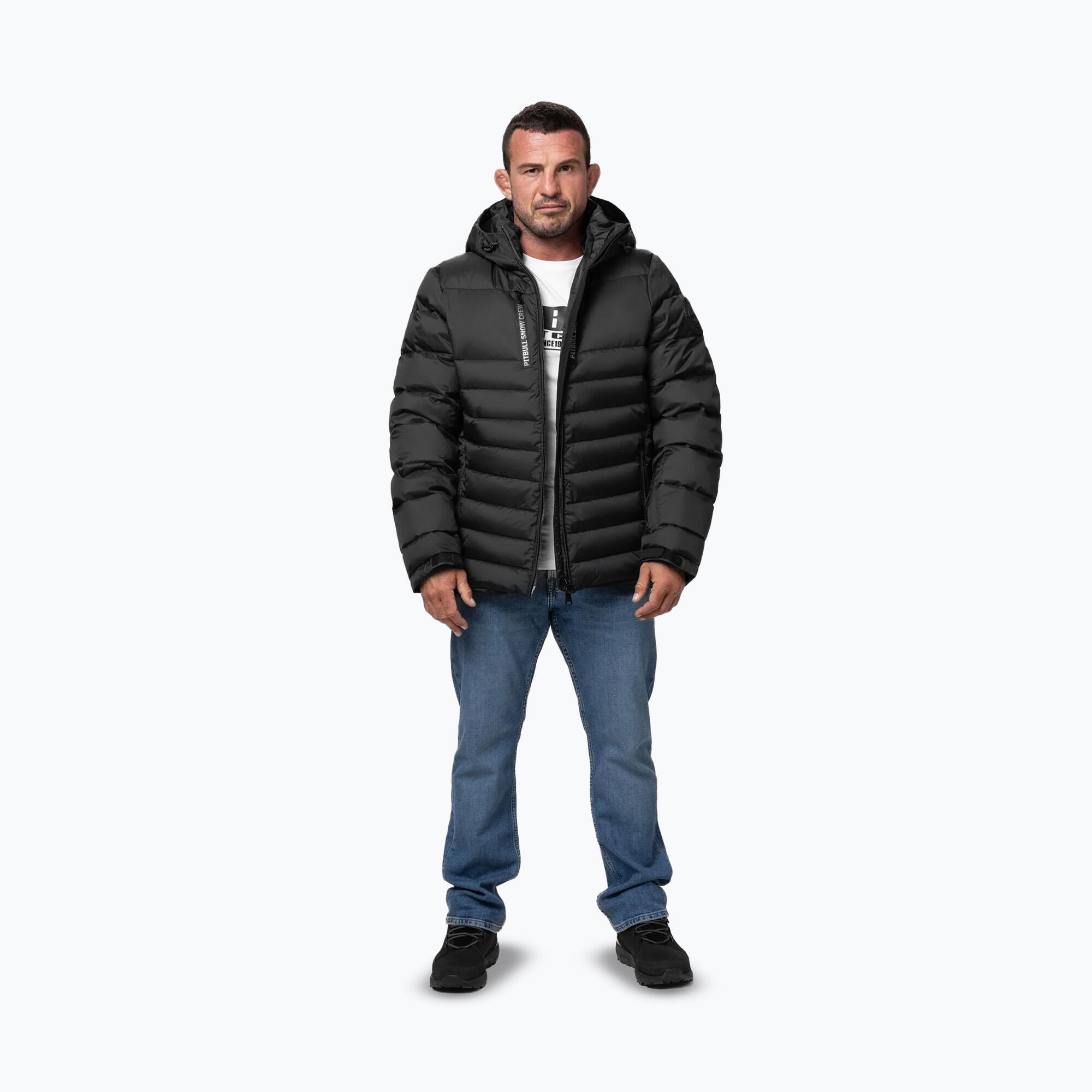 Kurtka zimowa męska Pitbull Crestline Padded Hooded 2/7