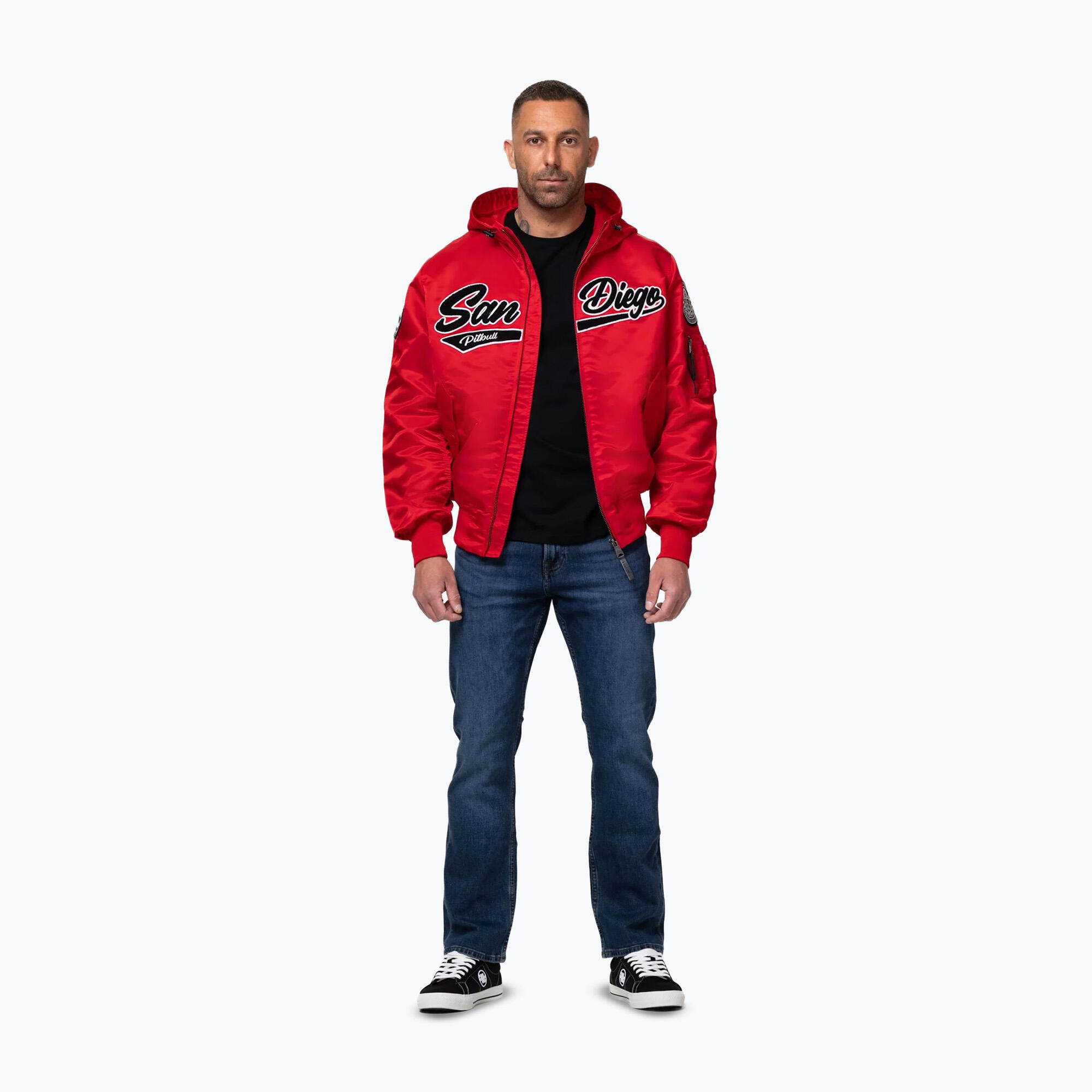 Kurtka męska Pitbull Aero Flight Hooded 2/7