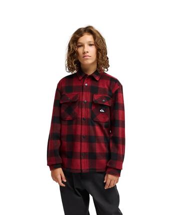 Chemise à carreaux manches longues VENTURE POLAR Rouge Garçon