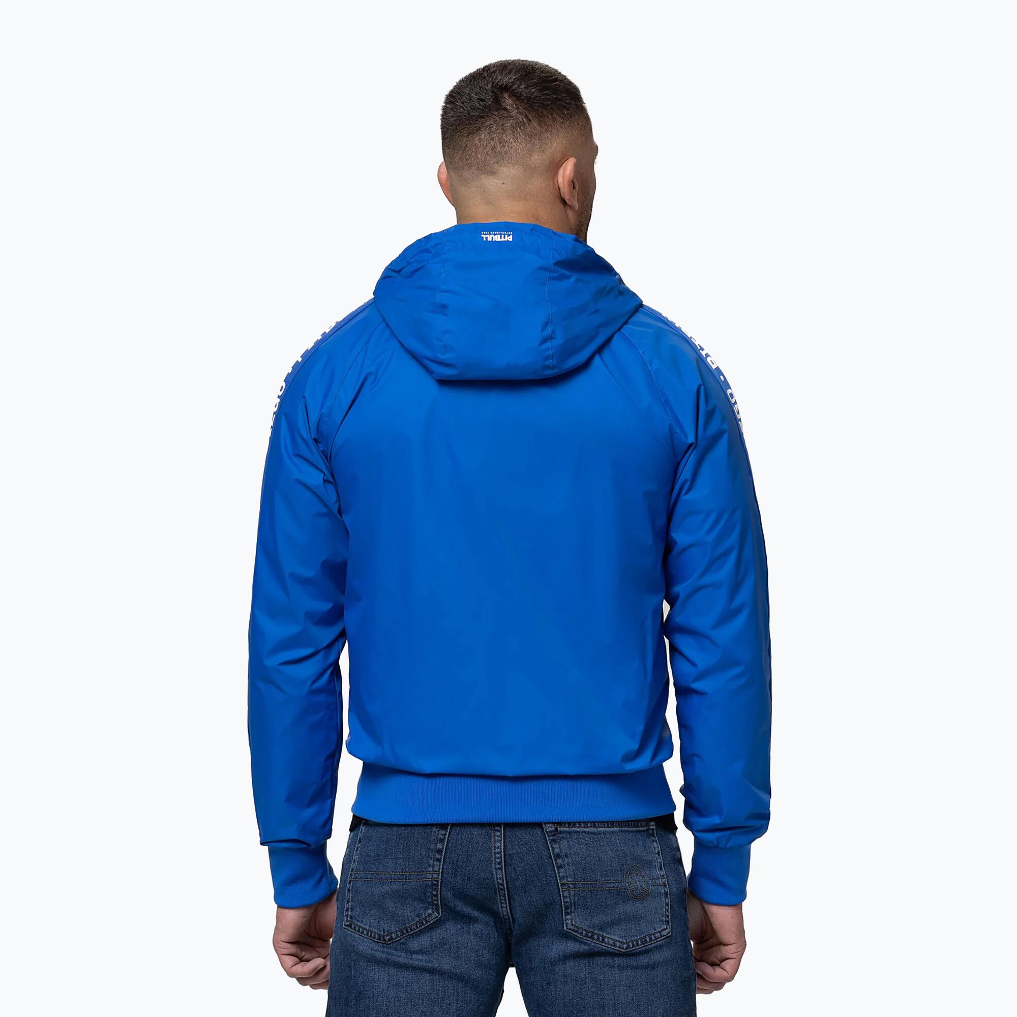 Casaco de homem Pitbull Athletic Tape Nylon Hooded 3/7