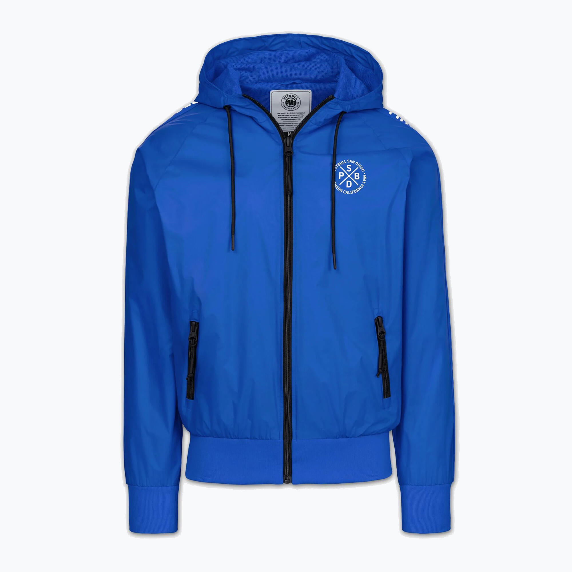 Casaco de homem Pitbull Athletic Tape Nylon Hooded 5/7