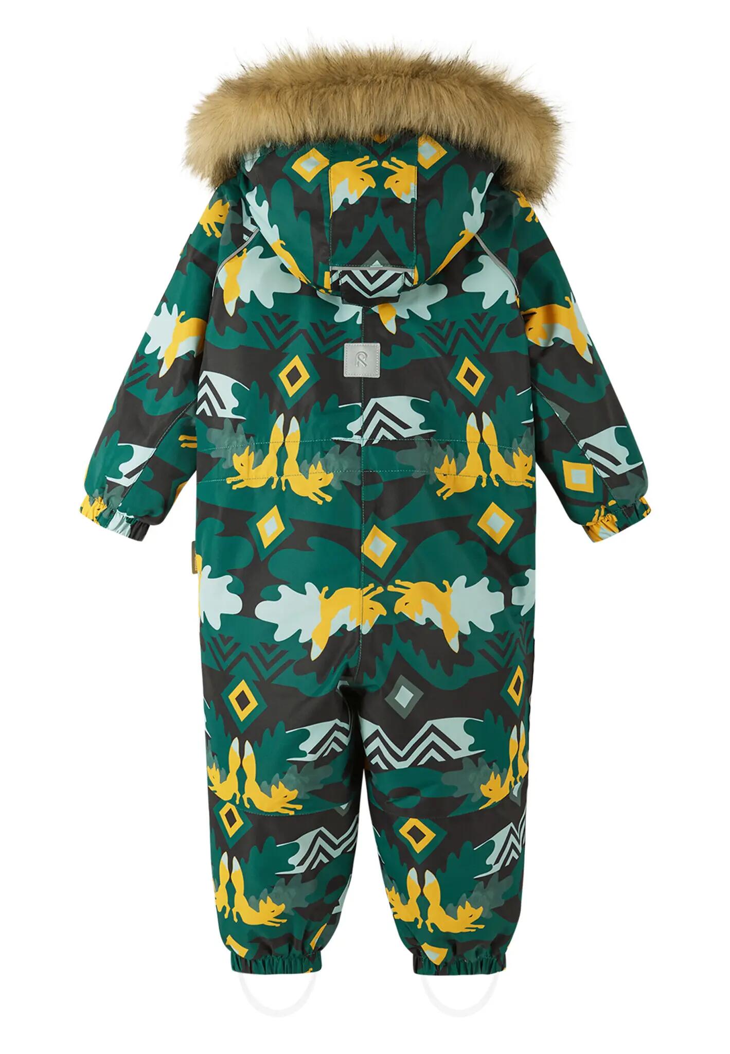 Tuta da neve per bambini piccoli tec Lappi Deeper Green 2/5