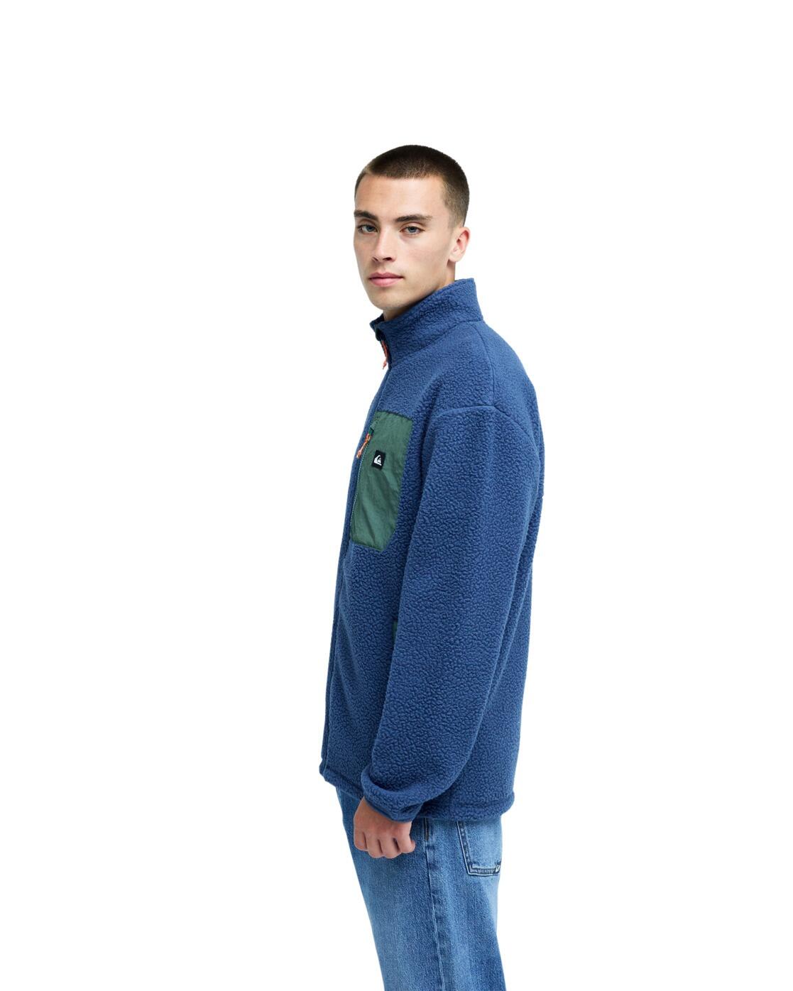 Fleece met Rits CLEAN COAST Blau Heren 3/4
