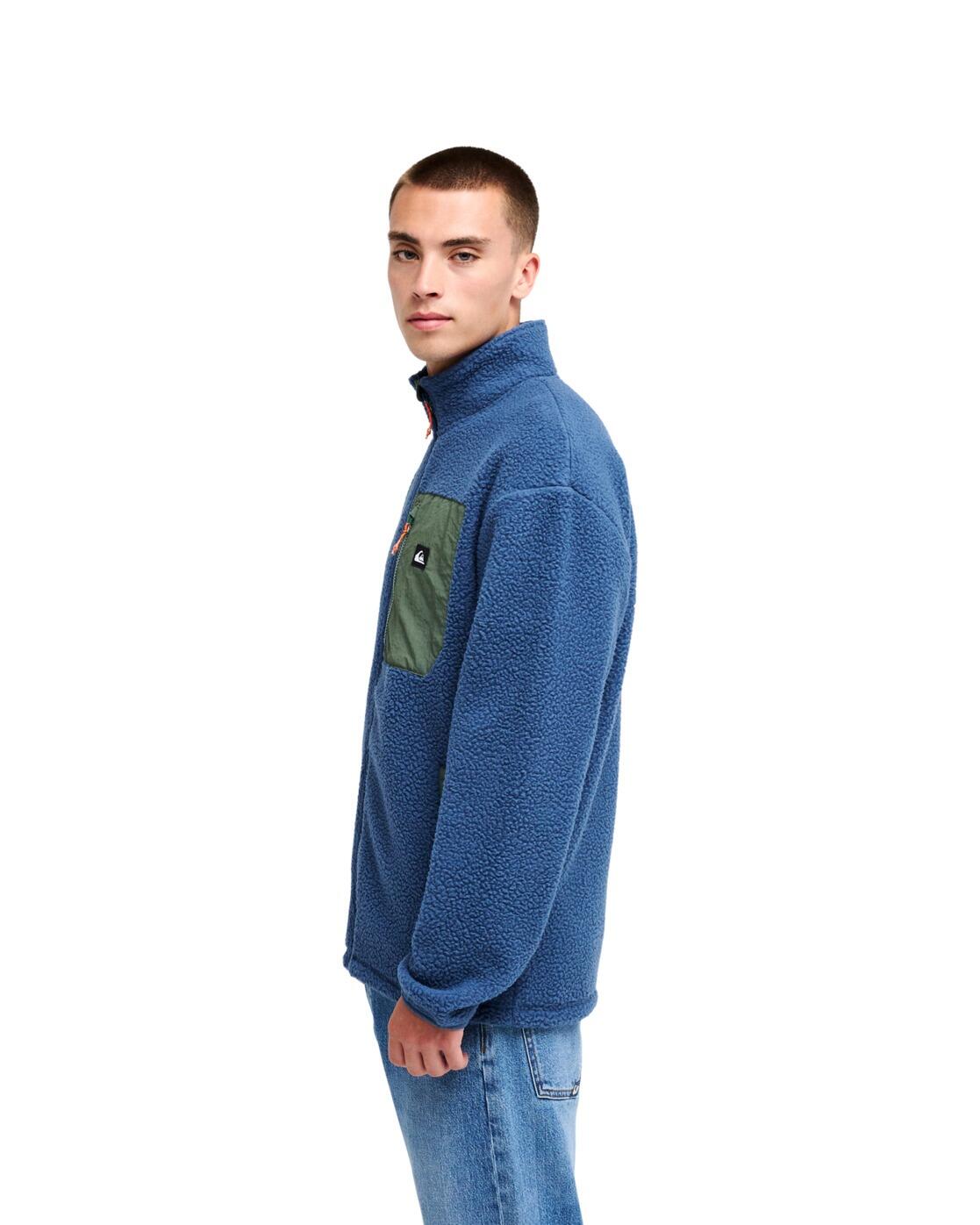 Fleece met Rits CLEAN COAST Blau Heren 2/4