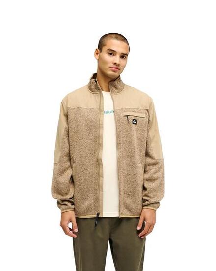 Polaire zippée KELLER OUTDOOR Marron Homme