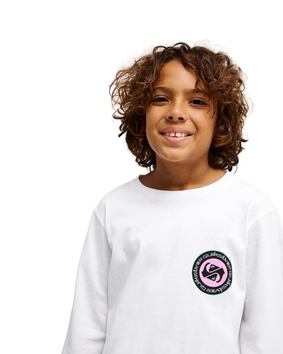 T-shirt met Lange Mouwen EV DUALITY Weiss Jongens 8-16 4/4