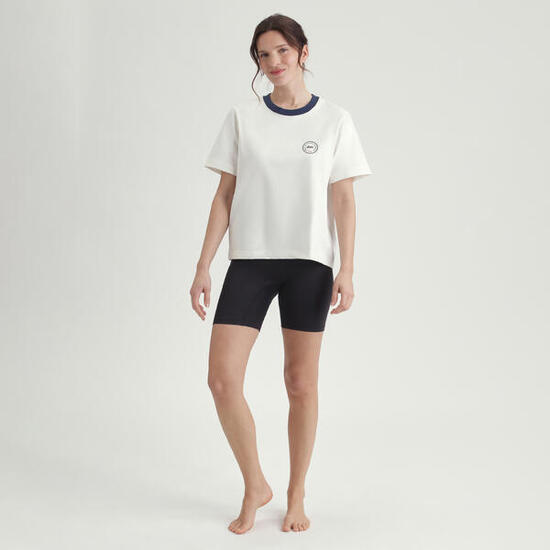 T-shirt femme coupe droite Dim x Inès de La Fressange