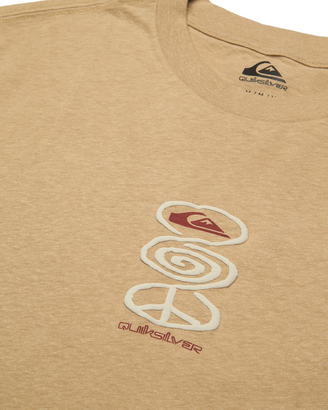 T-shirt met korte mouwen HARMONY SPIRAL Beige Heren 3/4