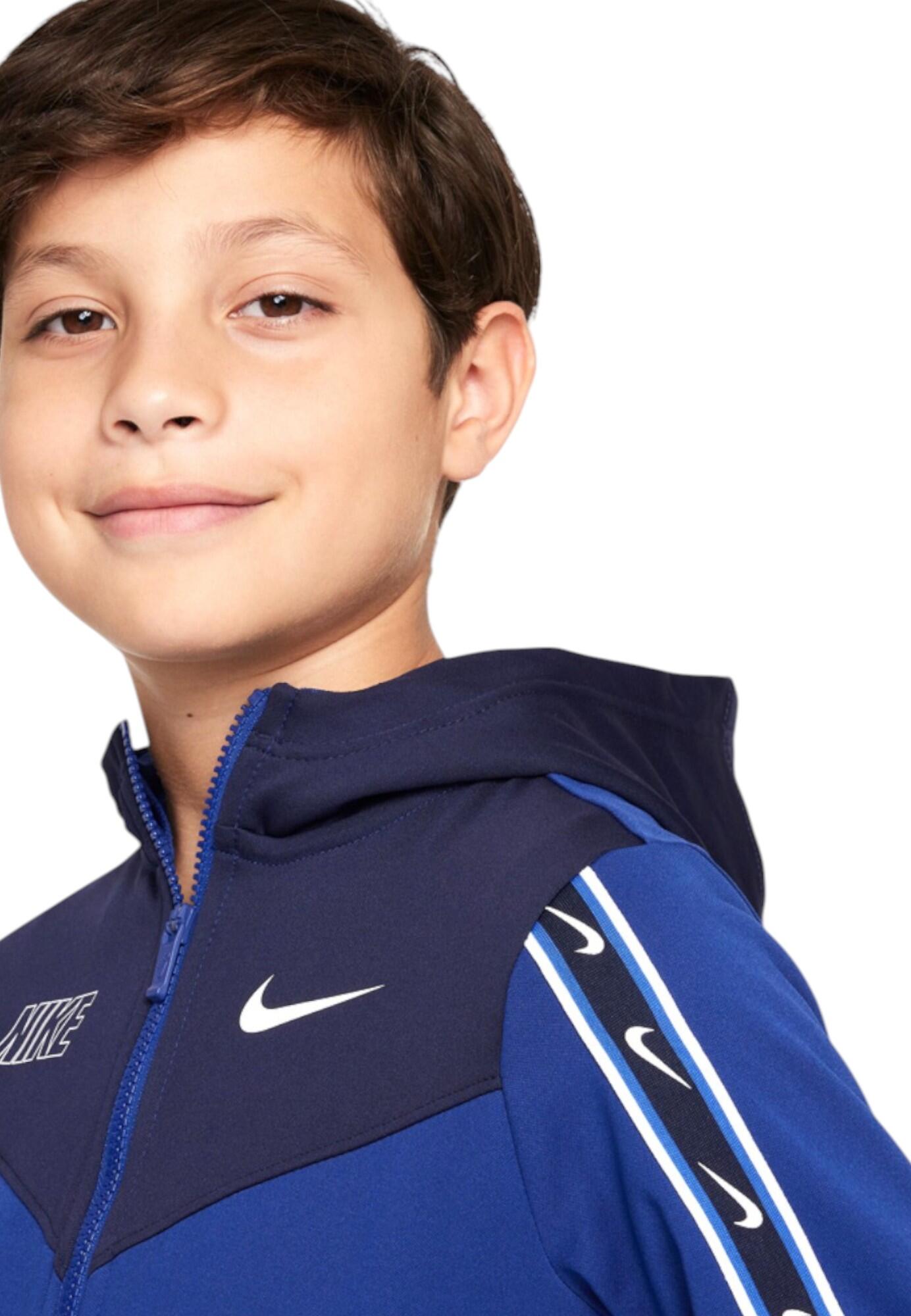 Felpa Nike Sportswear B NSW REPEAT SW PK FZ HOODIE / B NSW REPEAT SW PK FZ 3/3