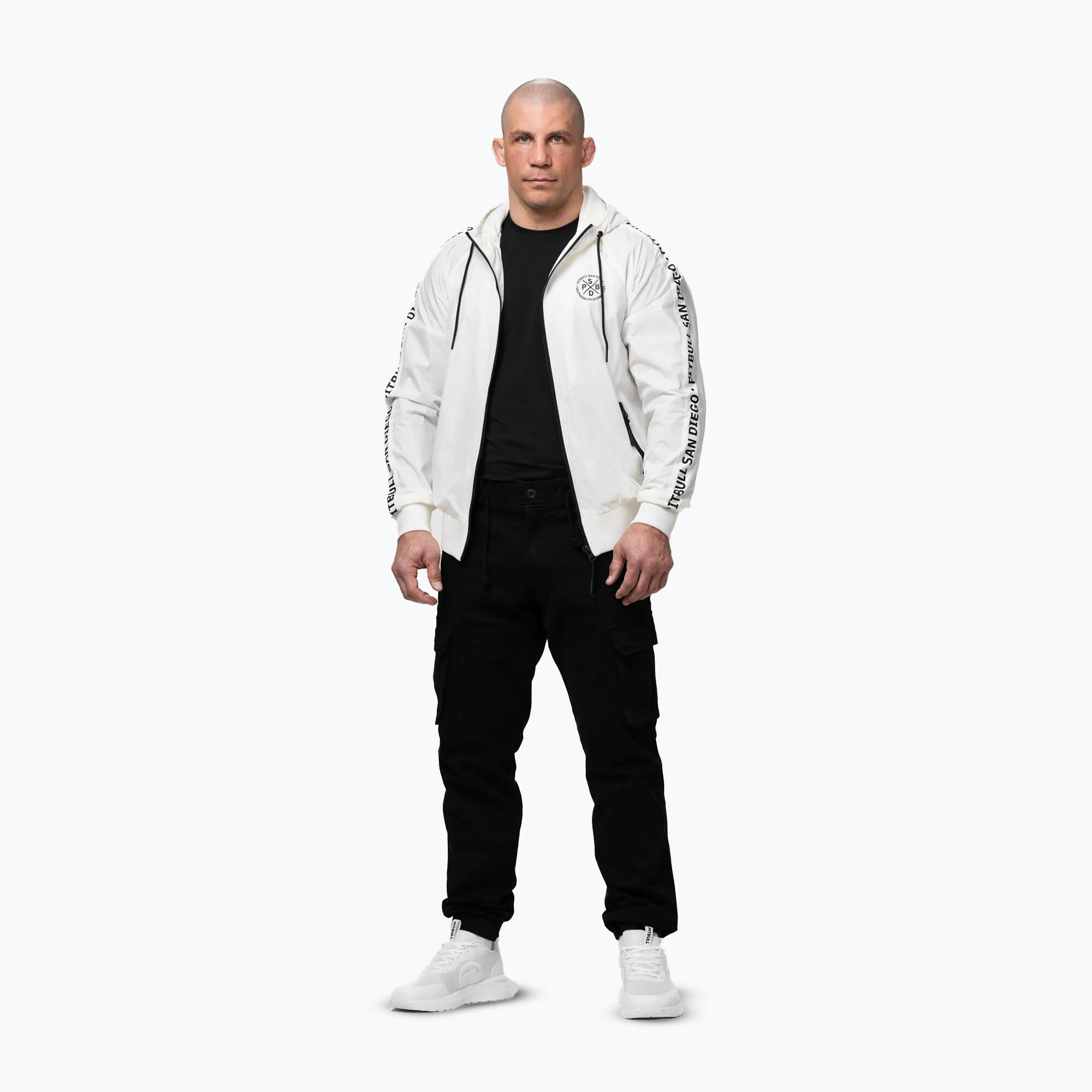 Kurtka męska Pitbull Athletic Tape Nylon Hooded 2/7