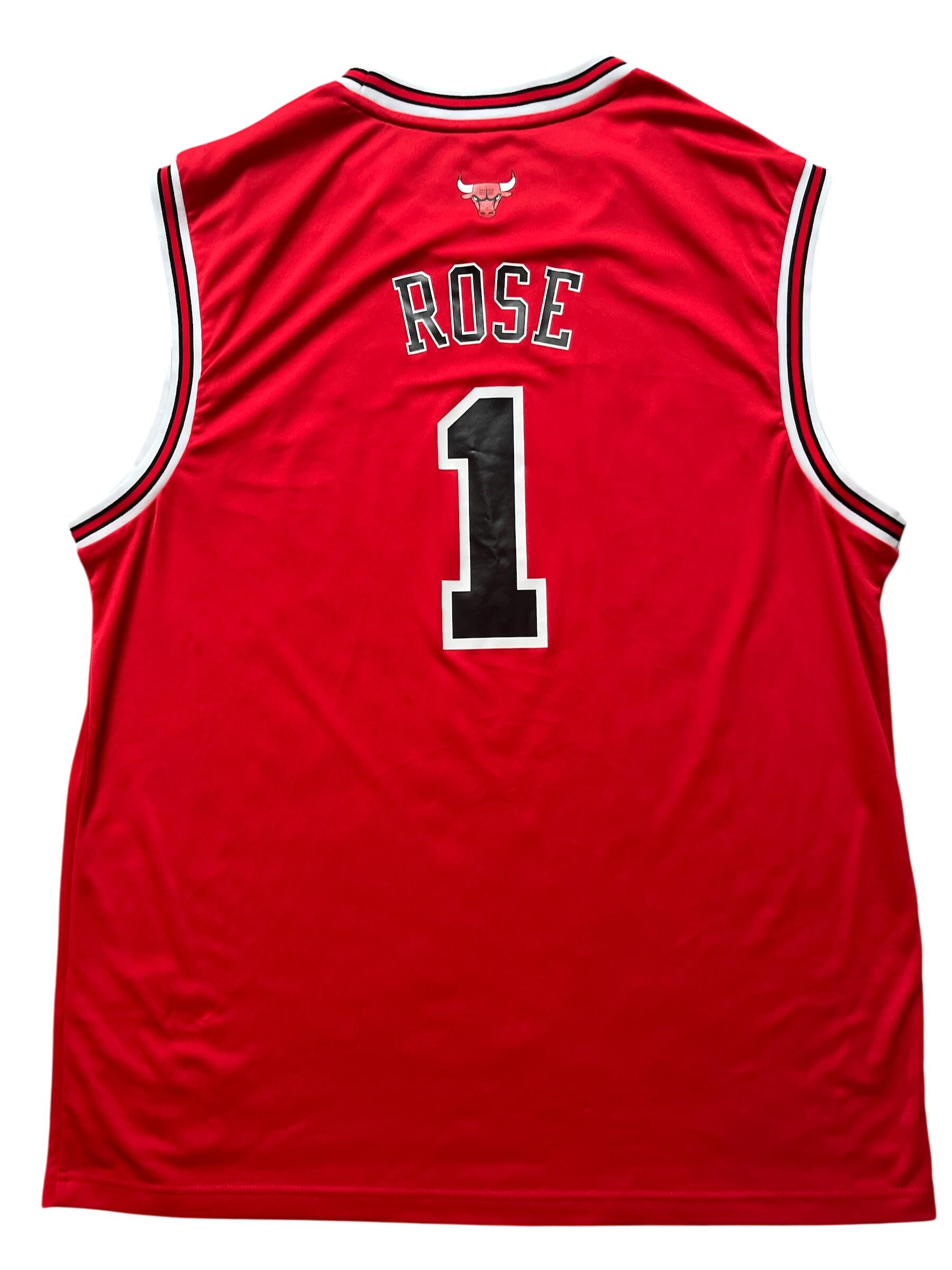 Segunda vida - Camisola NBA Chicago Bulls 2010/2014 Rose - Como novo 2/2
