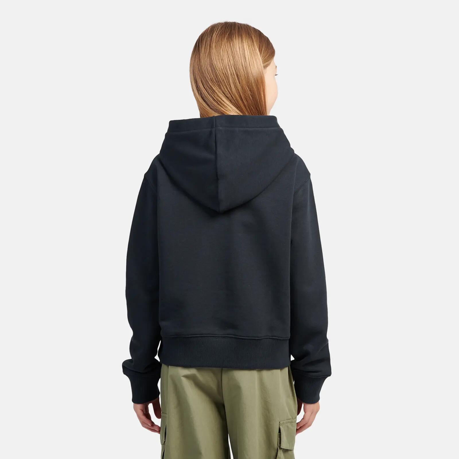 Felpa con cappuccio New Balance FT Stacked Logo ragazze - maniche lunghe 2/5