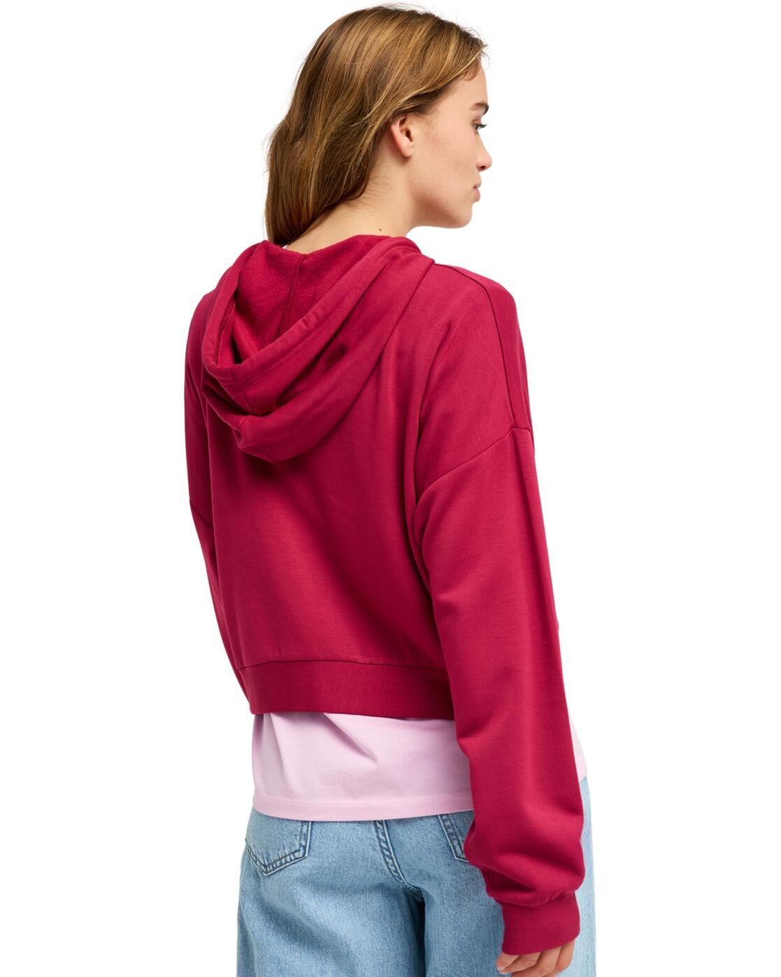 Weicher Lounge-Hoodie SURFING BY DAYLIGHT Rot Dames 2/4
