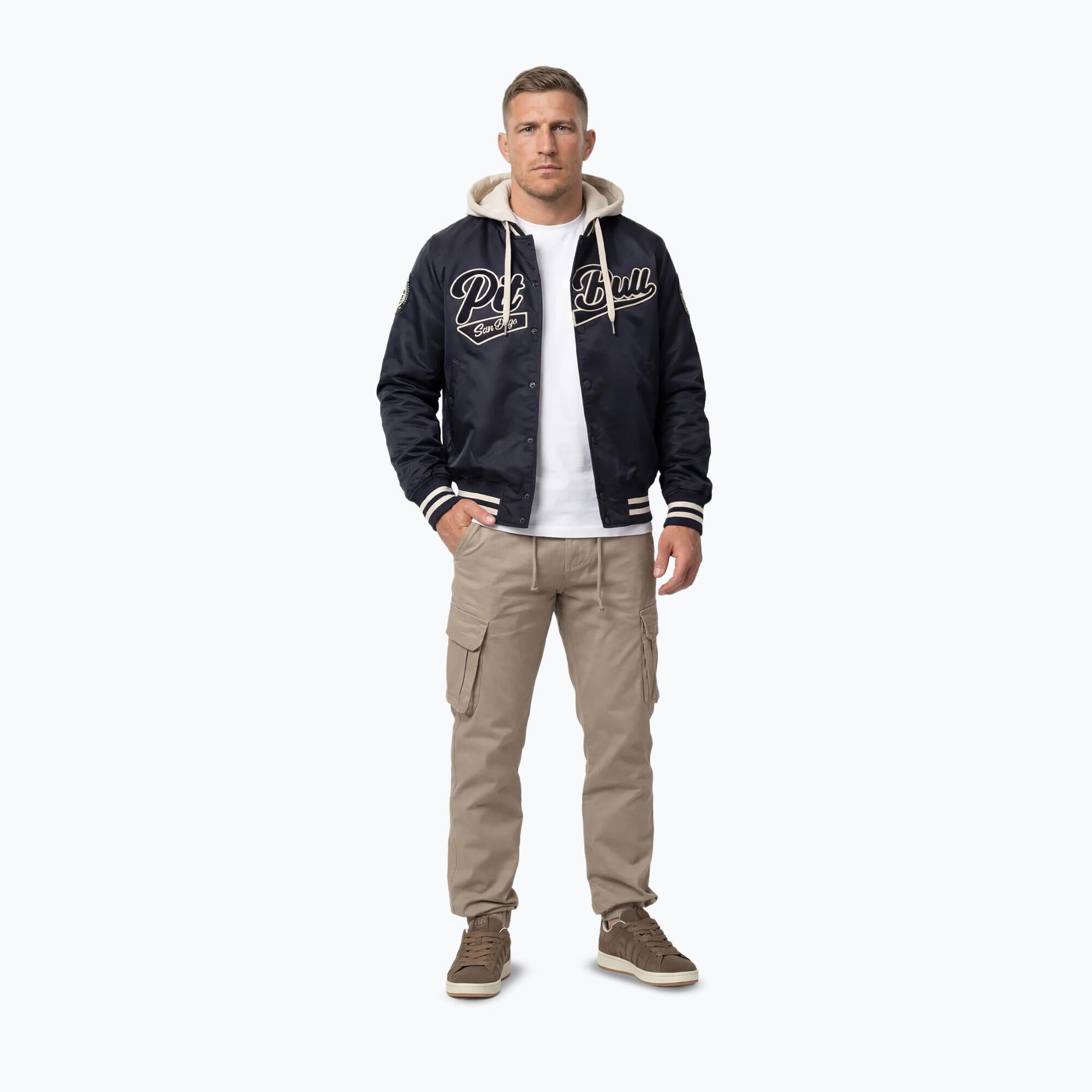 Kurtka męska Pitbull Mason San Diego Baseball Hooded 2/7