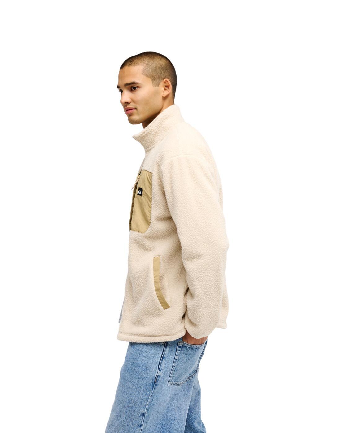 Fleece met Rits CLEAN COAST Beige Heren 2/4