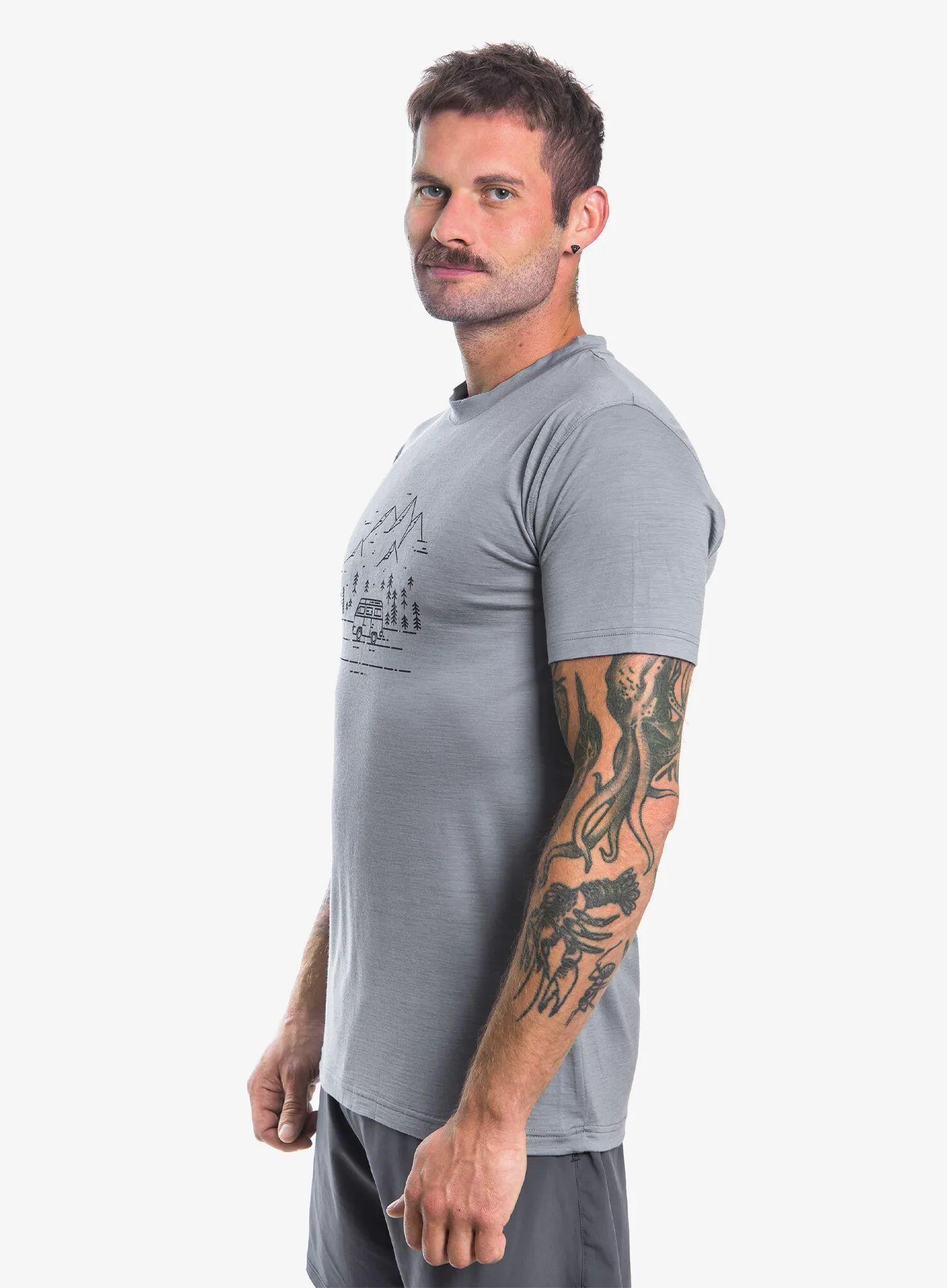 Koszulka merino Sensor Merino Active PT Tee S/S 3/5