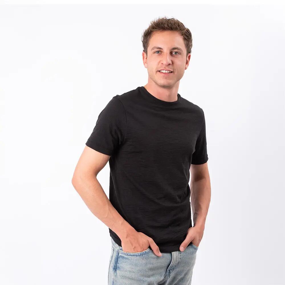 Herren 100% Merino Shirt (Modell: Montreal) Blk S 7/7