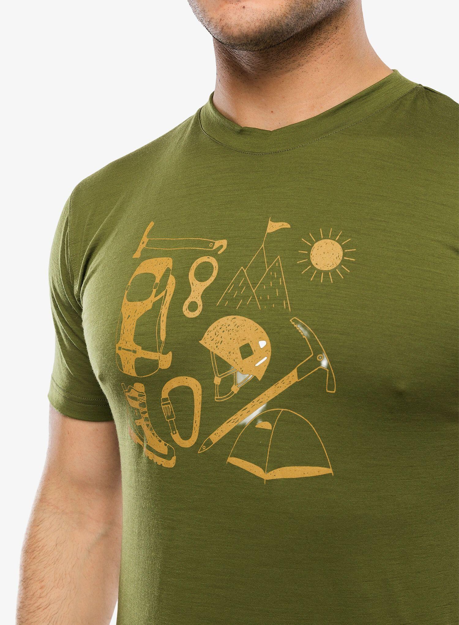 Koszulka merino Sensor Merino Active Hiking Tee SS 6/7