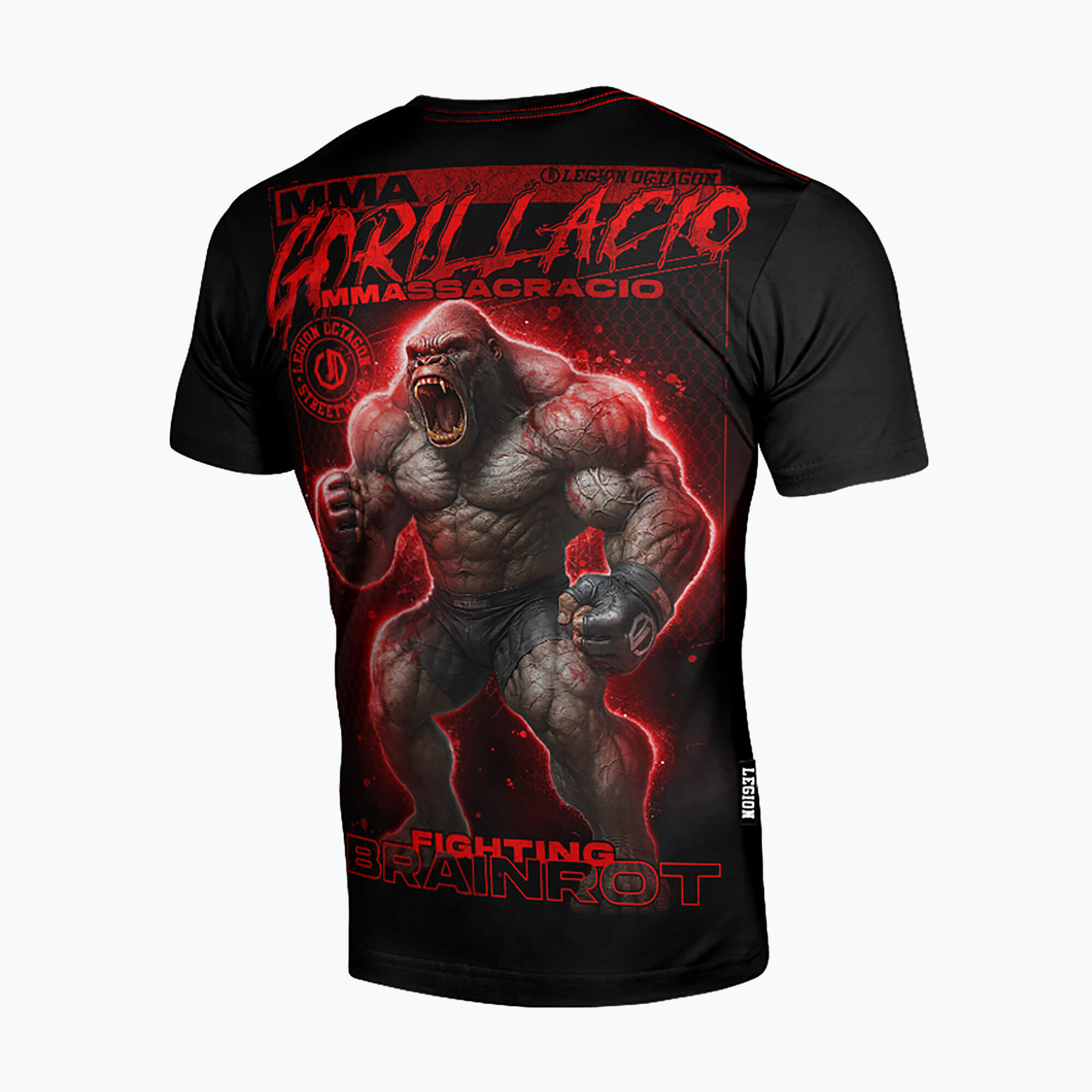 Koszulka męska Octagon Legion Brainrot Gorillacio MMAssacracio 2/3