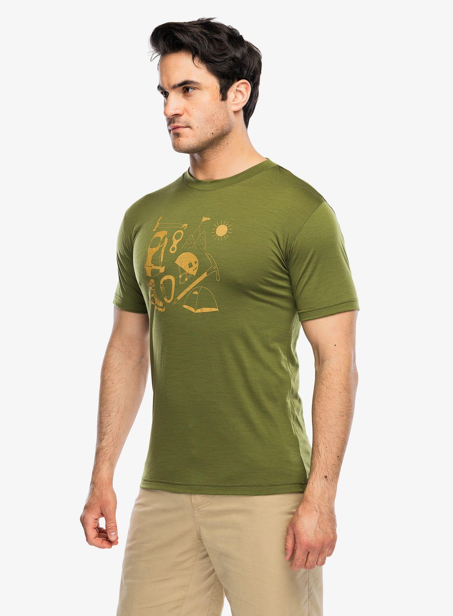 Koszulka merino Sensor Merino Active Hiking Tee SS 4/7