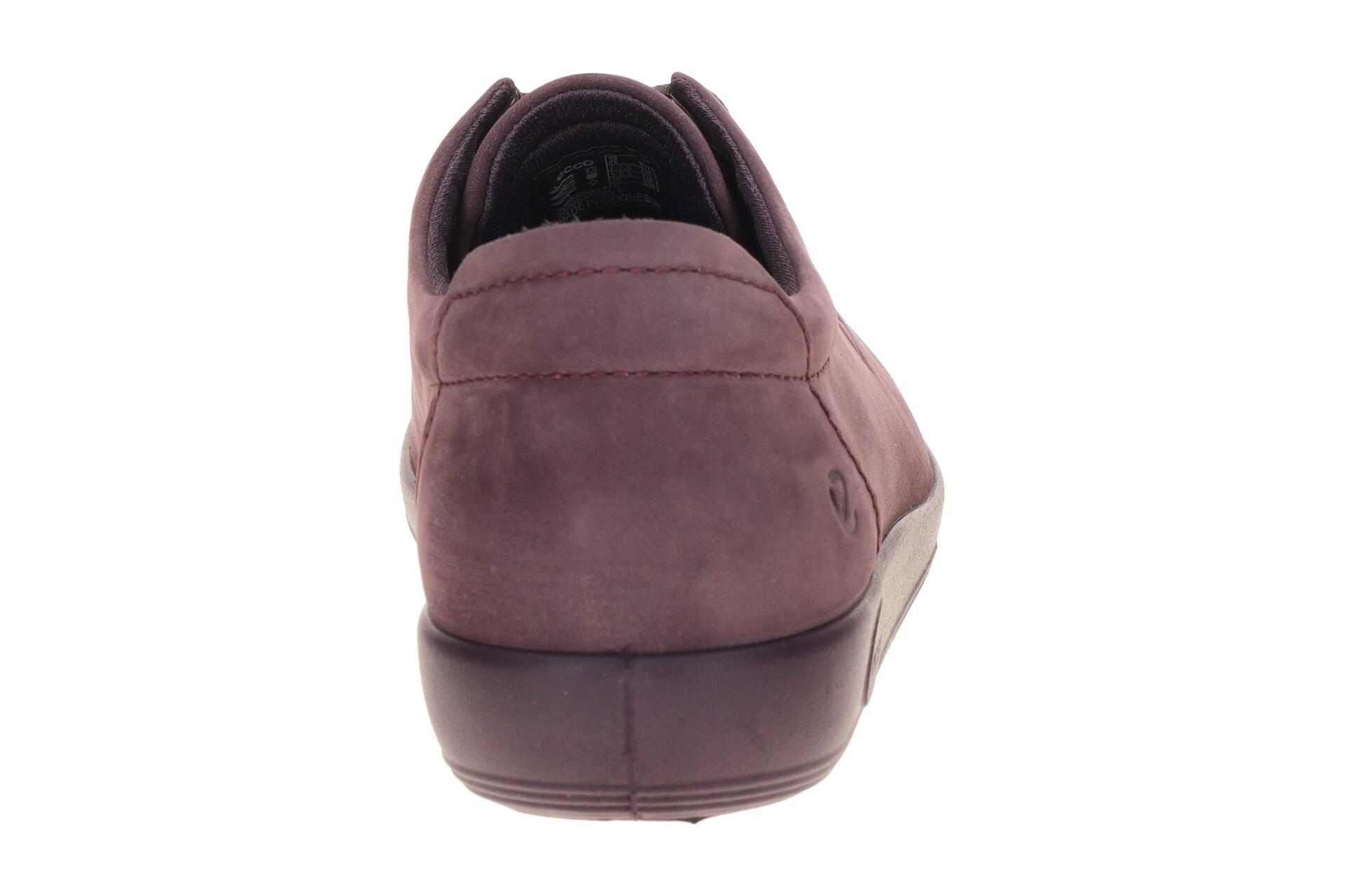 Ecco Soft 2 Schuhe lila uni Schnürer 206503 5/7