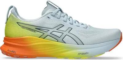 Asics gel-kayano 32 hardloopschoenen blauw/oranje/geel