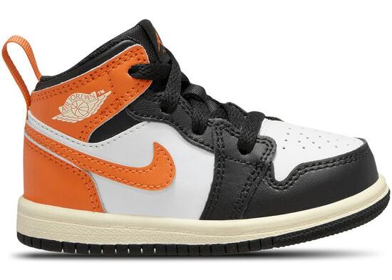 Jordan 1 Mid Black Toe Starfish (TD) - Basket Mid-top Enfant