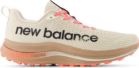 New Balance FuelCell SuperComp Trail Herren Trail-Schuhe Beige/Rot