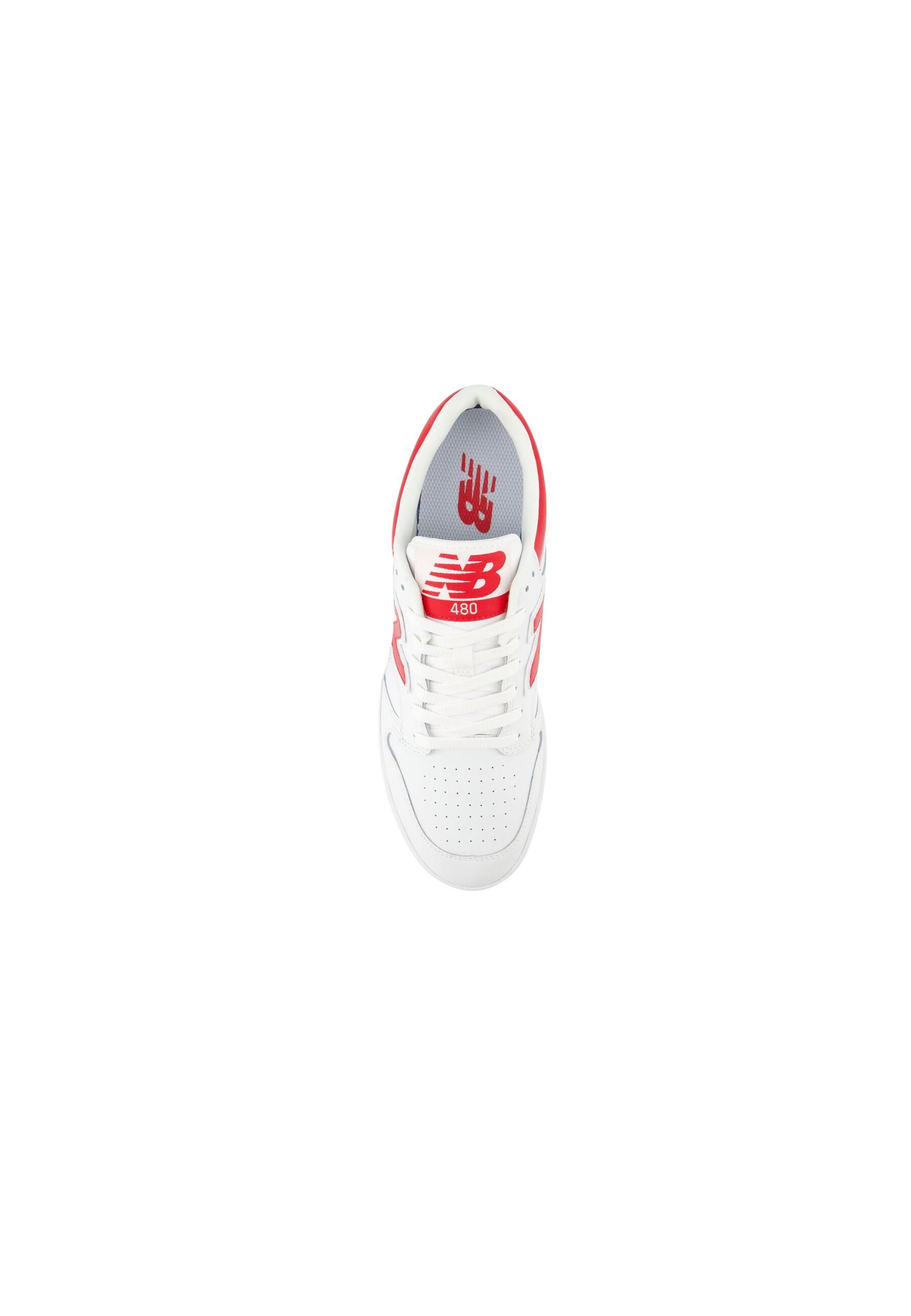 Sneakers New Balance Scarpa Lifestyle - Unisex - Leather - WHITE/BLUE 3/4
