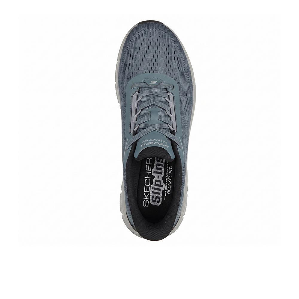 Zapatillas Skechers Hombre Relaxed Fit Flex Gris 3/4