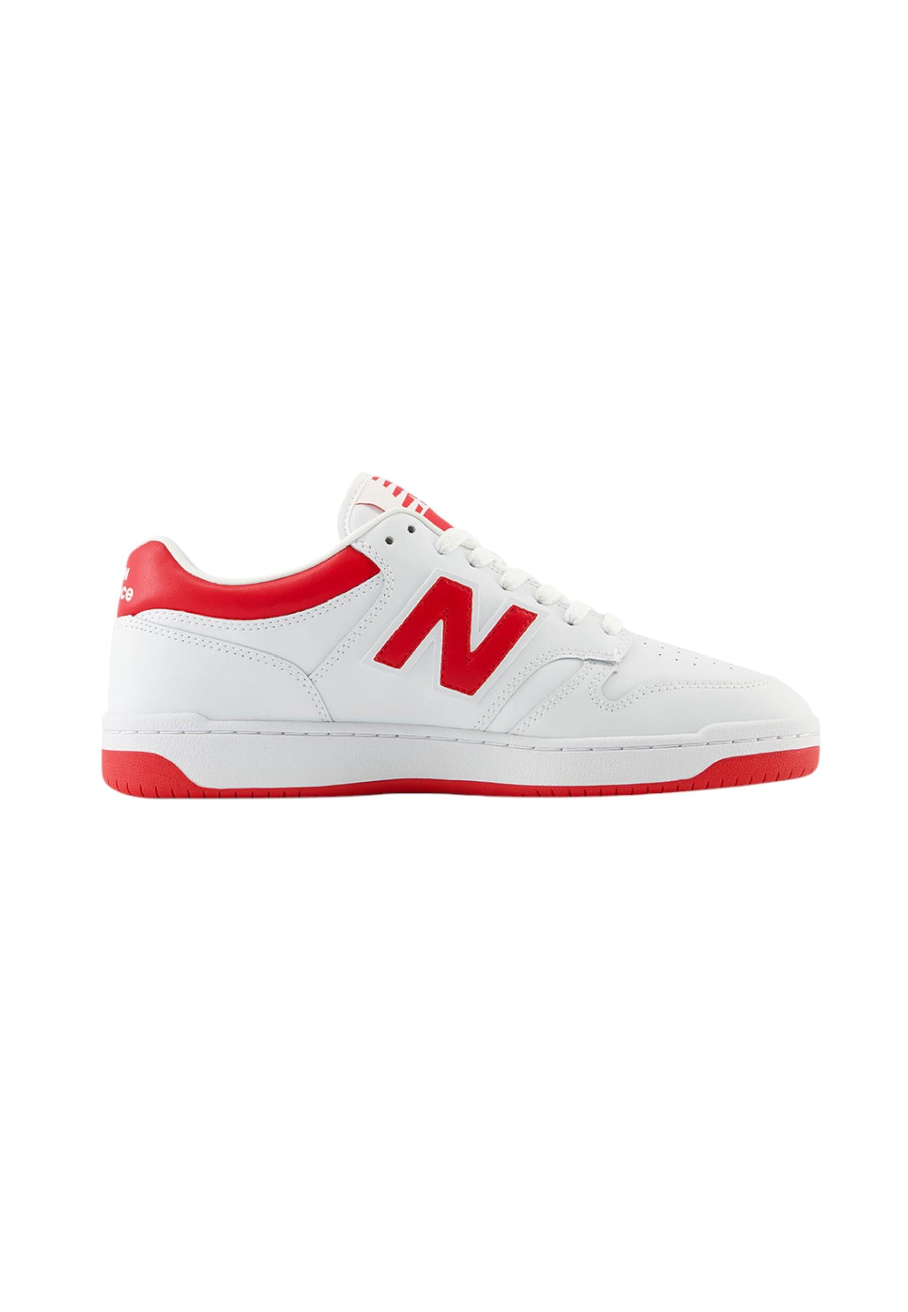 Sneakers New Balance Scarpa Lifestyle - Unisex - Leather - WHITE/BLUE 2/4
