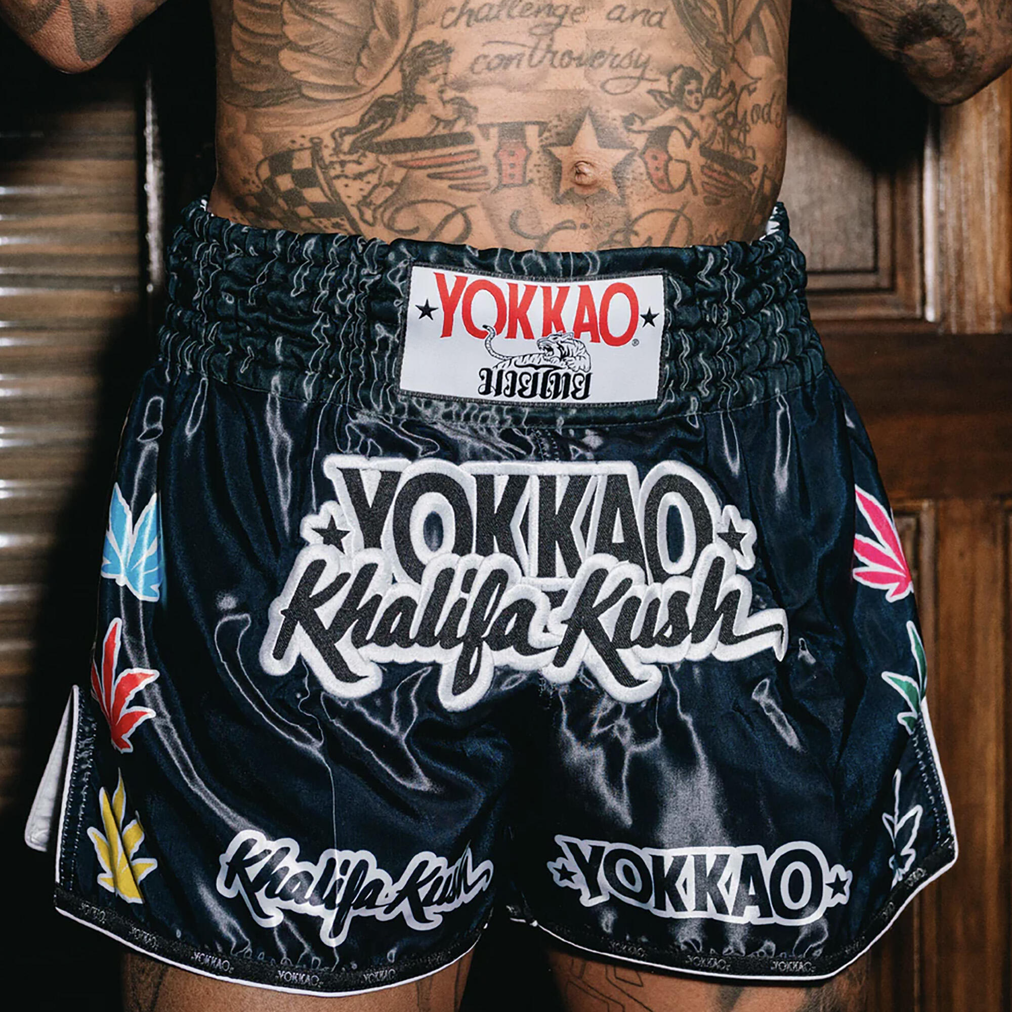 Spodenki treningowe męskie YOKKAO Khalifa Kush Muay Thai 6/7