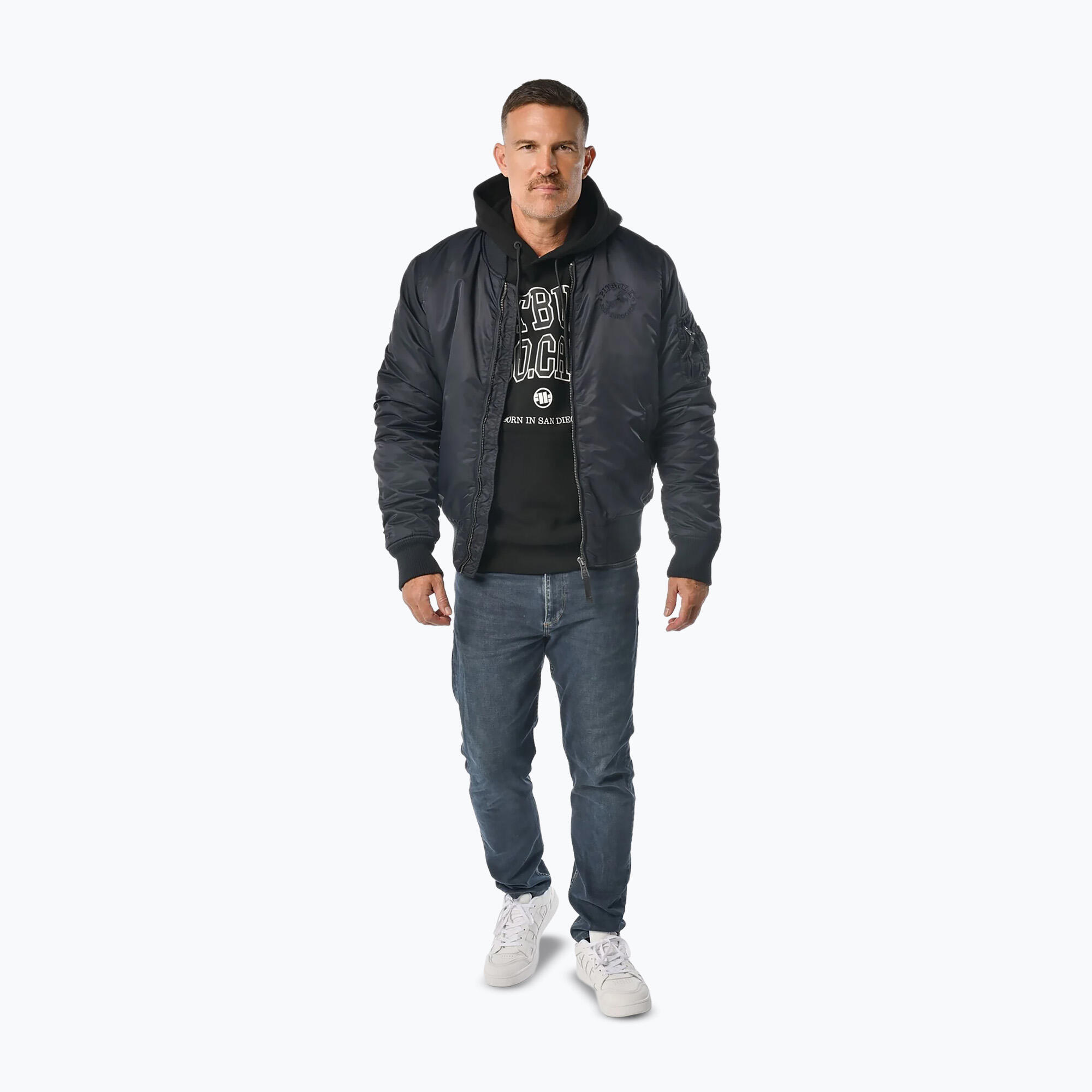 Kurtka męska Pitbull Hacket Washed Bomber 2/7