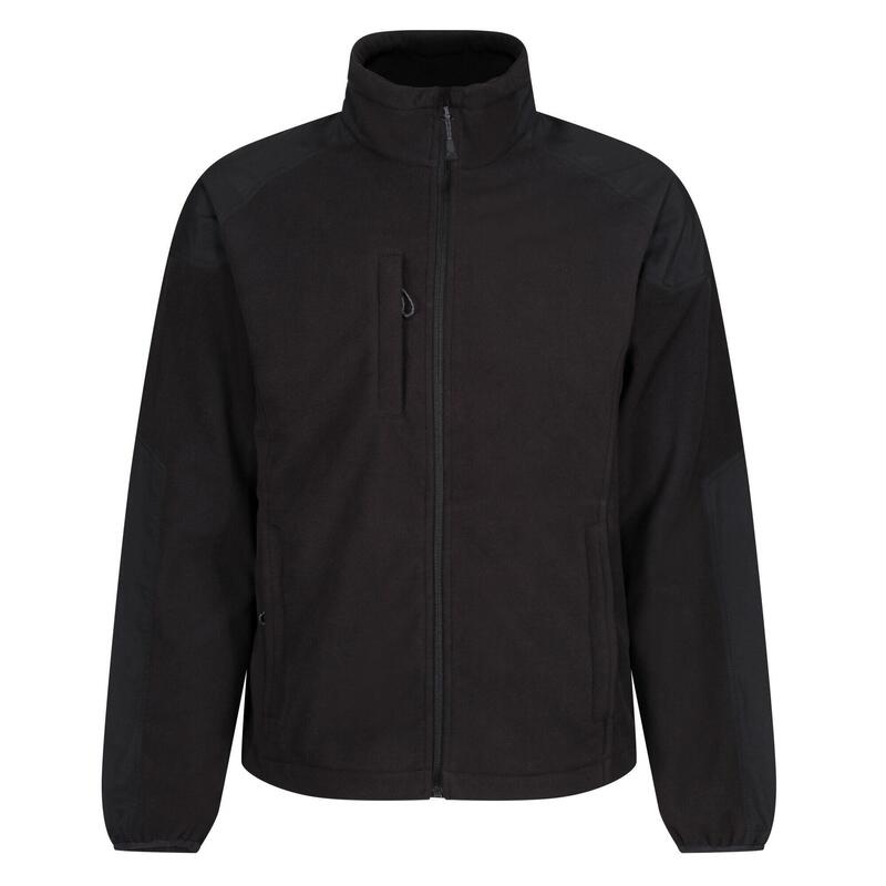 Mens Broadstone Full Zip Fleece Jacket (Black)