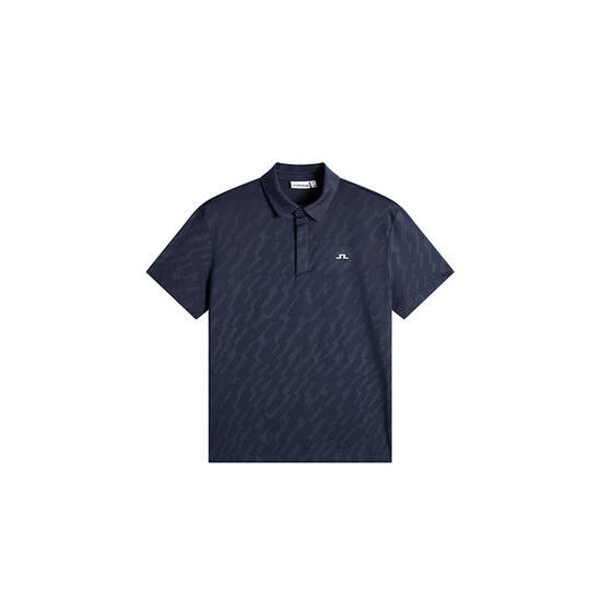 J. Lindeberg Wilhelm Polo polo da golf da uomo blu navy