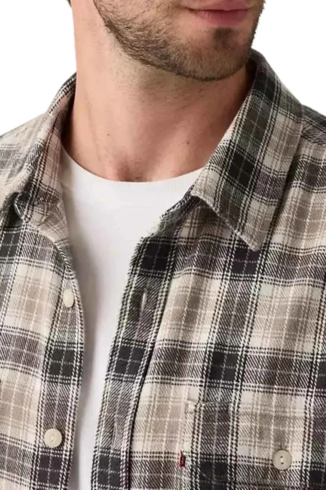 LEVI’S Herrenhemd Jackson tartan in Twill – XL, blau 3/3