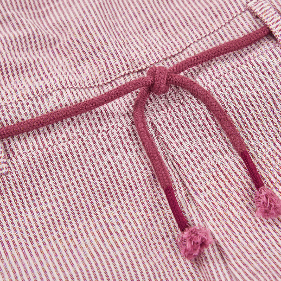 Mono a rayas rosa y crudo 4/4