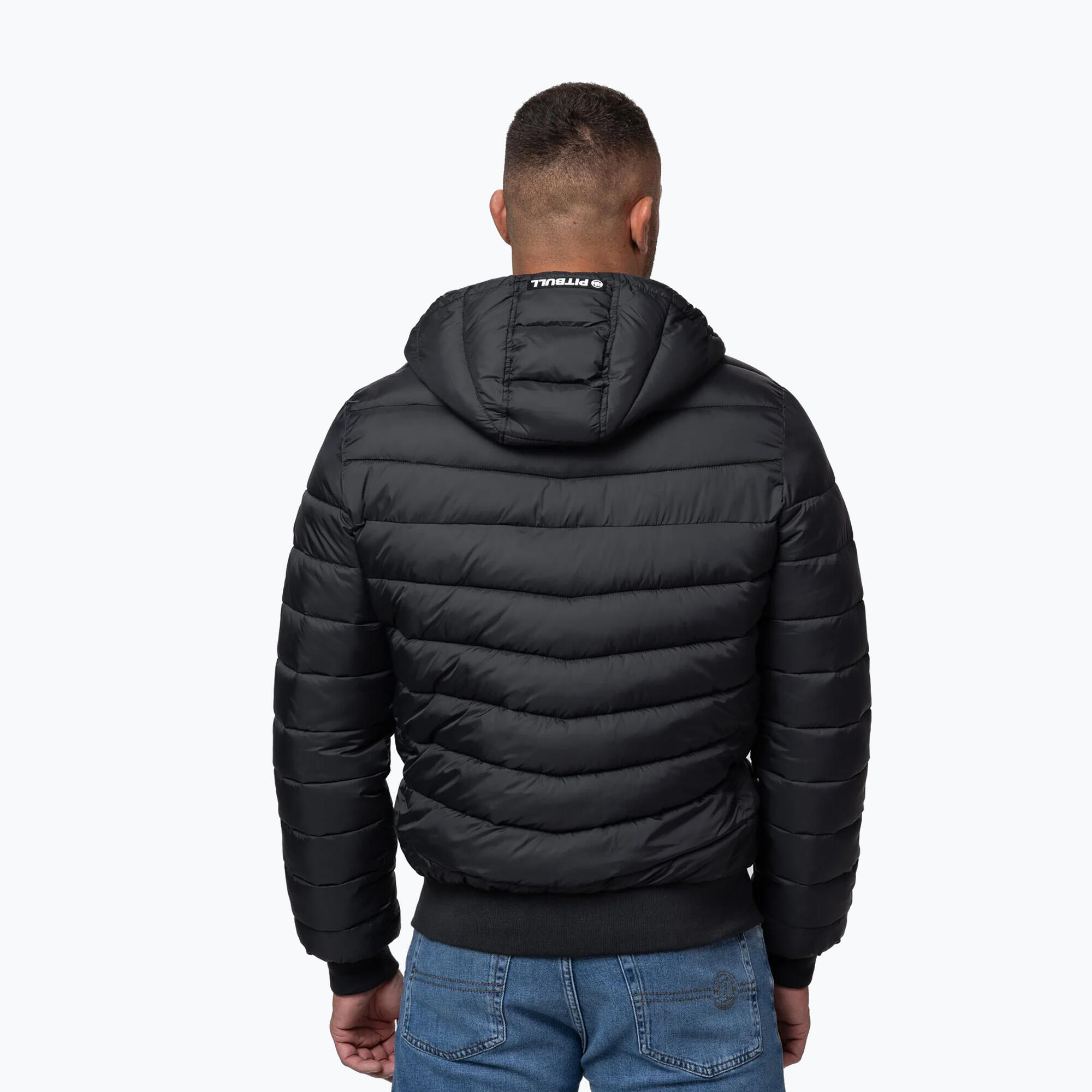 Kurtka zimowa męska Pitbull Rubio Quilted Hooded 3/7