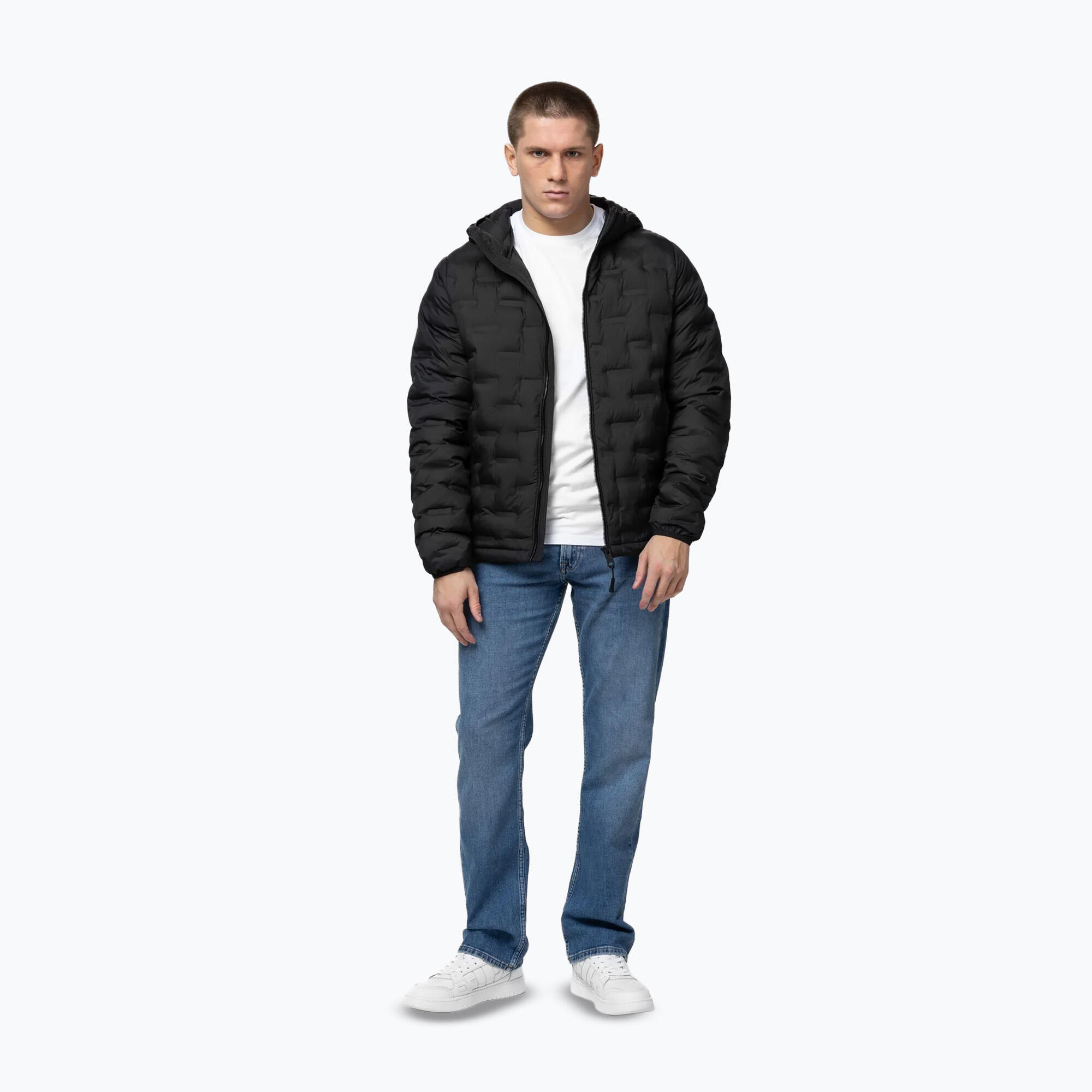 Kurtka zimowa męska Pitbull Camino Quilted Hooded 2/7