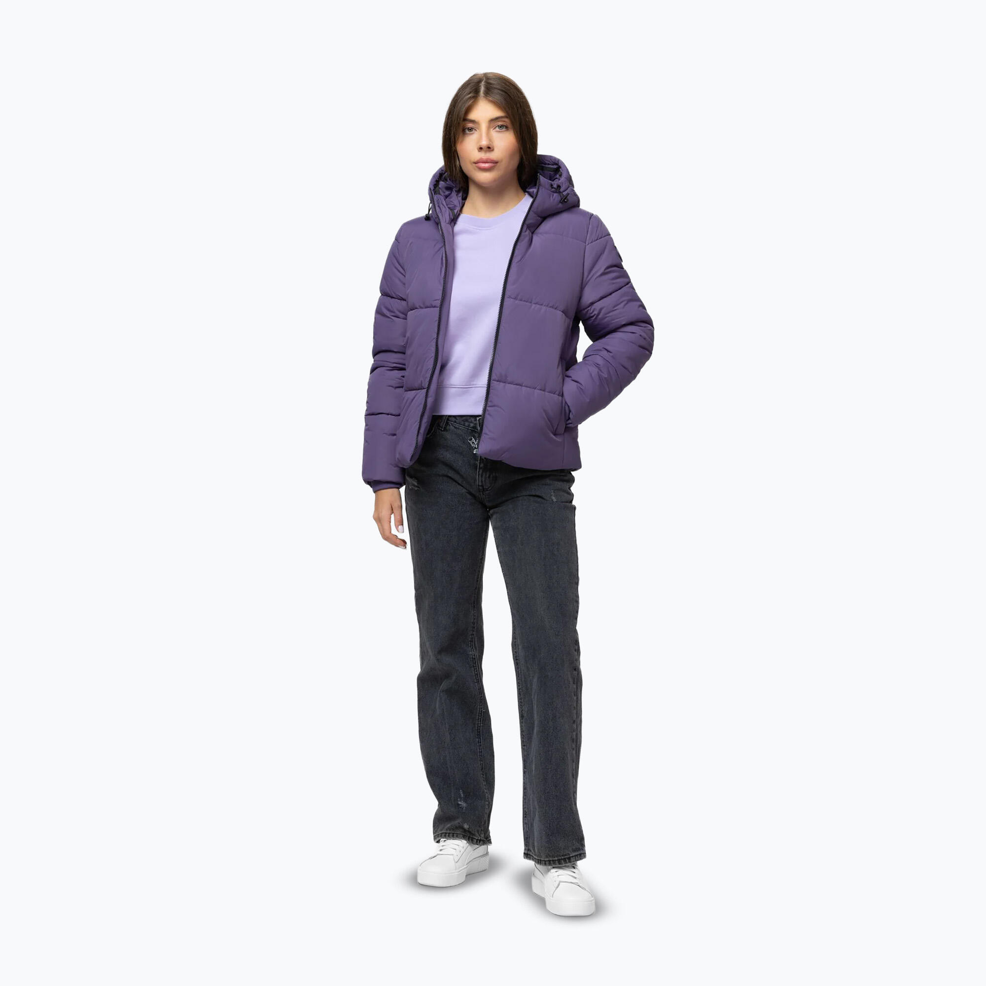 Kurtka zimowa damska Pitbull Vista Quilted Hooded 2/6