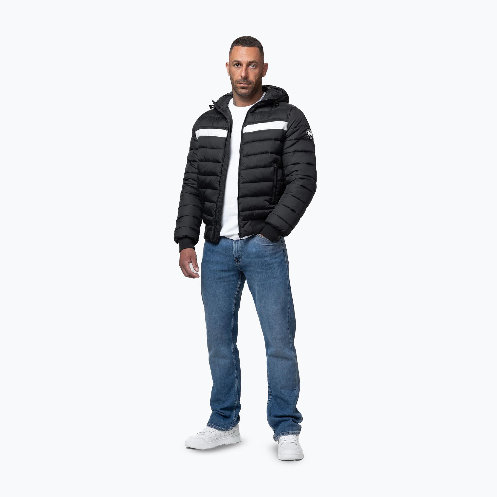 Kurtka zimowa męska Pitbull Rubio Quilted Hooded 2/7