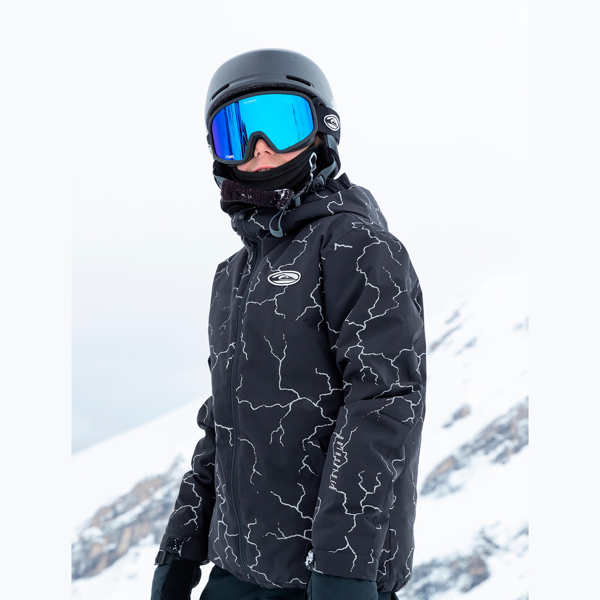 Snowboardjas voor kinderen Quiksilver High In The Hood Printed 5/6