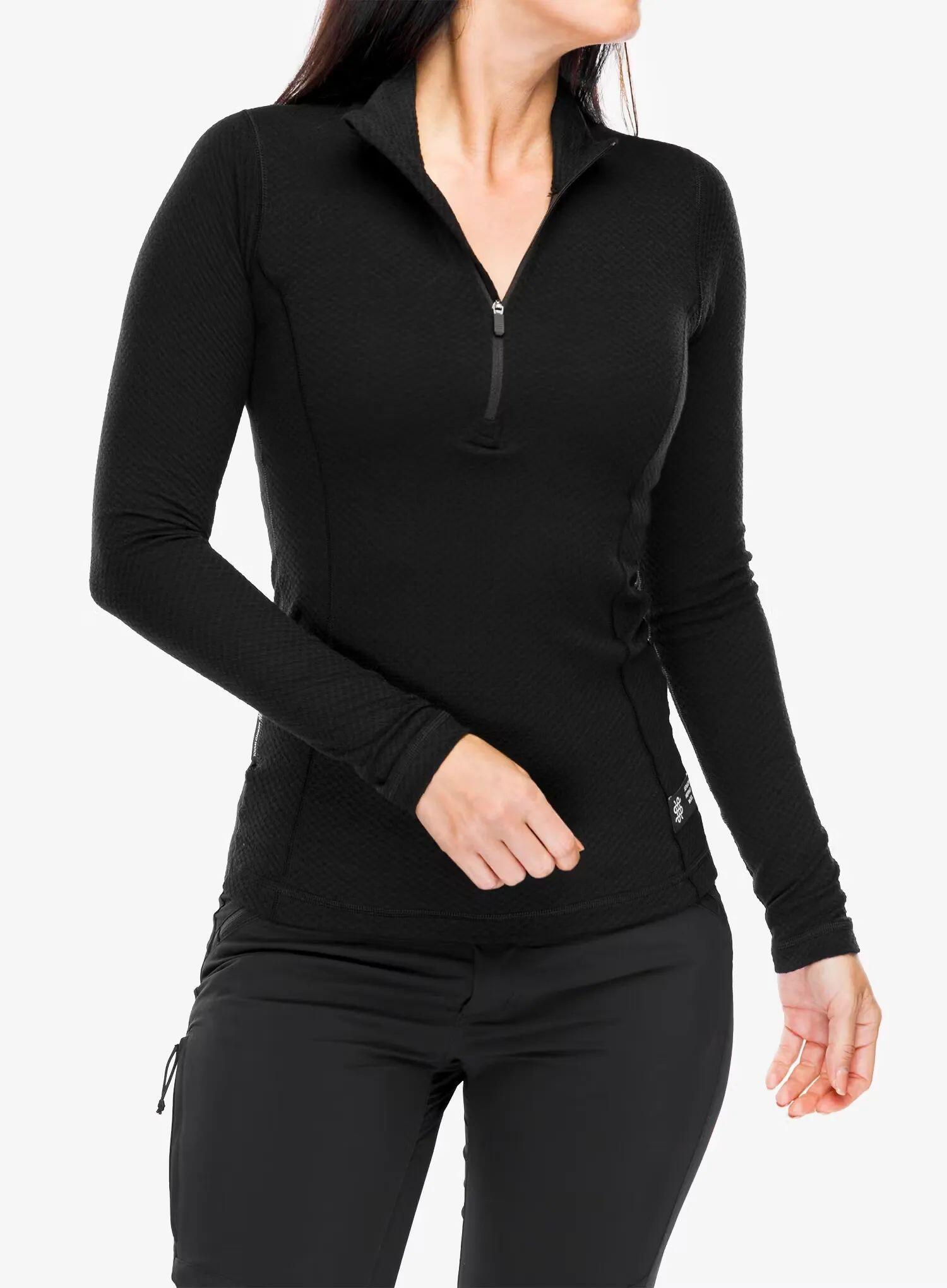 Bluza termoaktywna damska Sensor Merino DF Tee L/S Zip 4/4