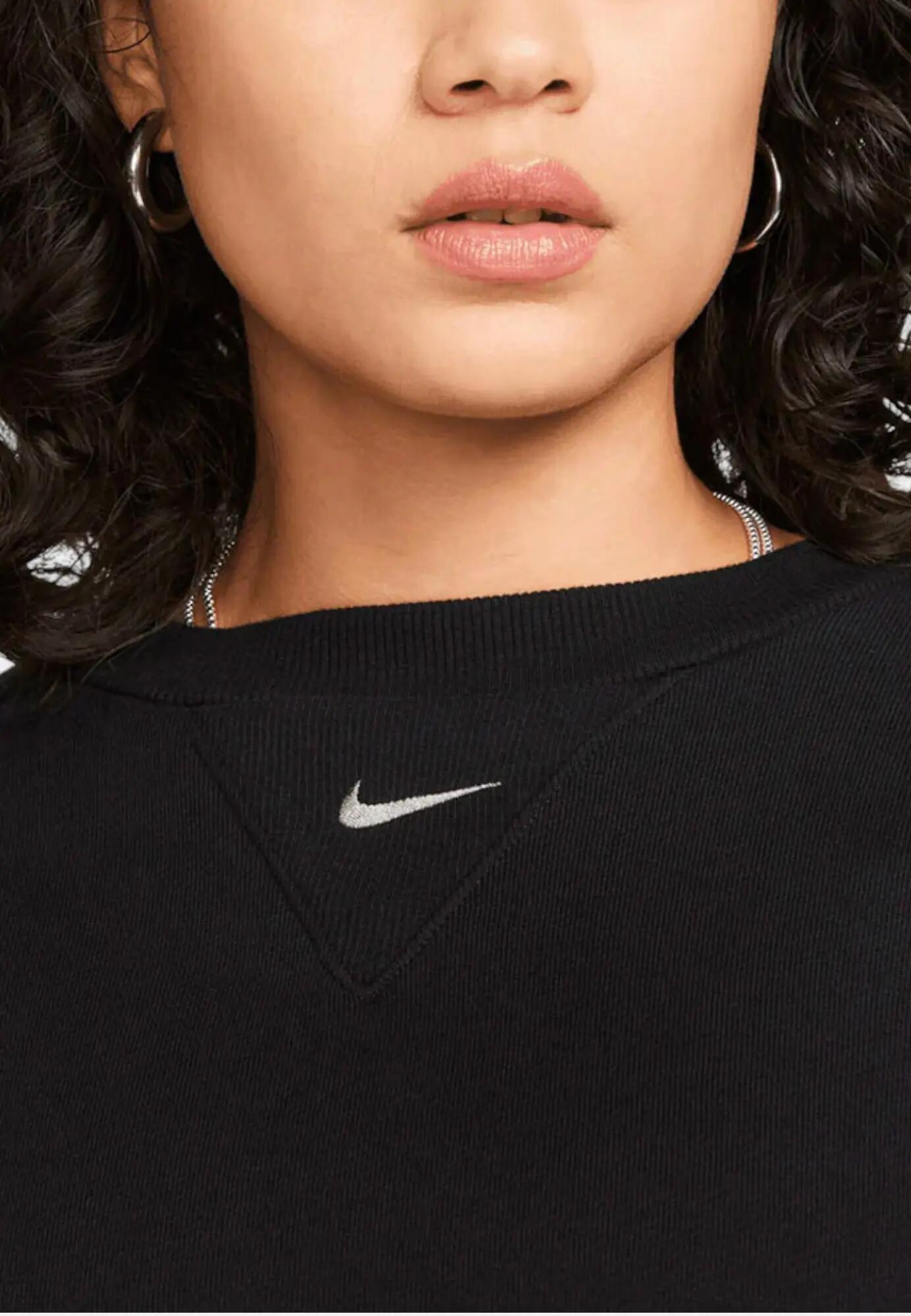 Maglia Nike Sportswear W NSW NK MDRN FLC FT OS CREW 3/4