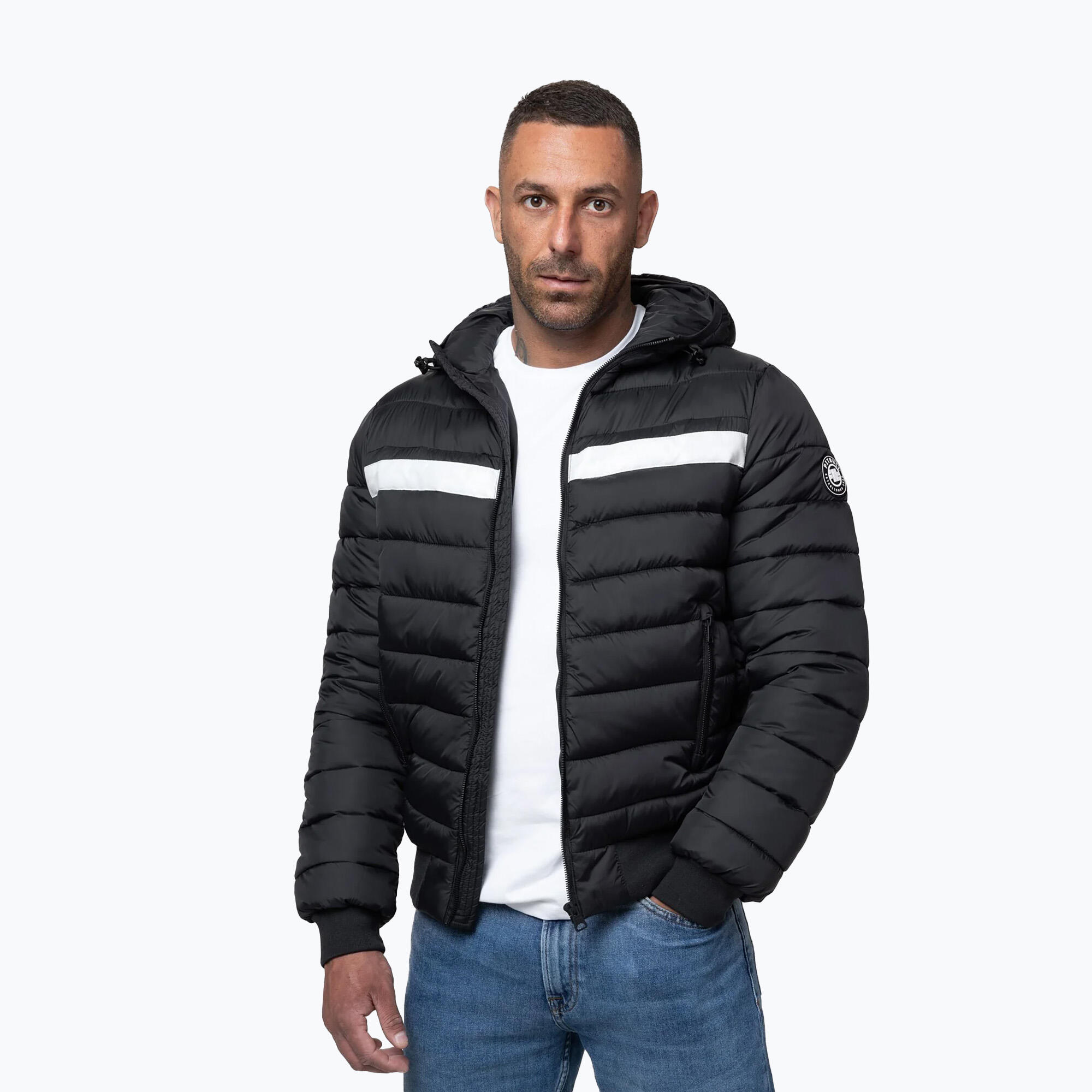 Kurtka zimowa męska Pitbull Rubio Quilted Hooded 4/7