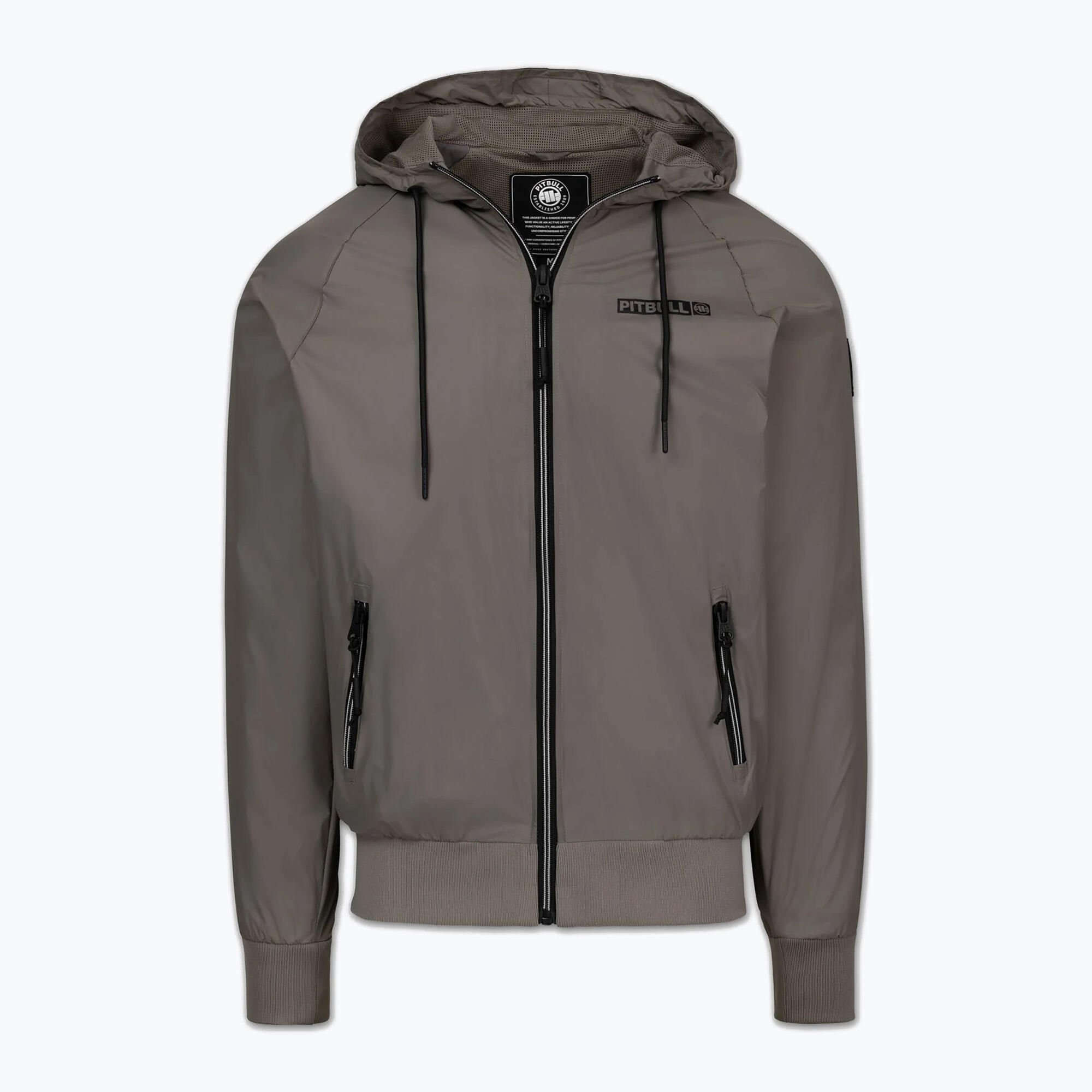 Kurtka męska Pitbull Athletic Logo Nylon Hooded 5/7