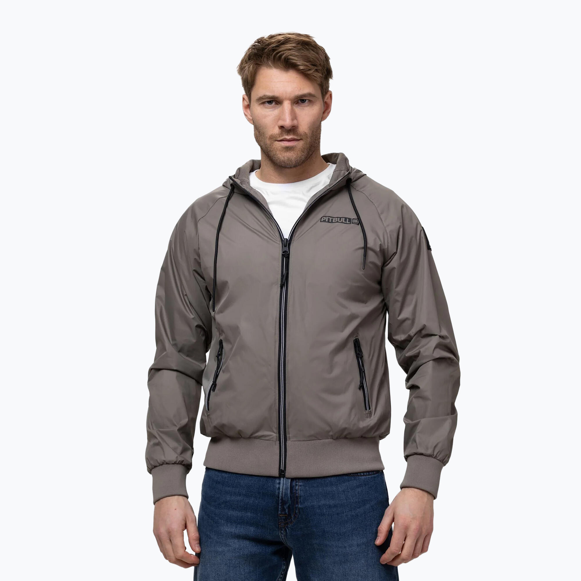 Kurtka męska Pitbull Athletic Logo Nylon Hooded 4/7