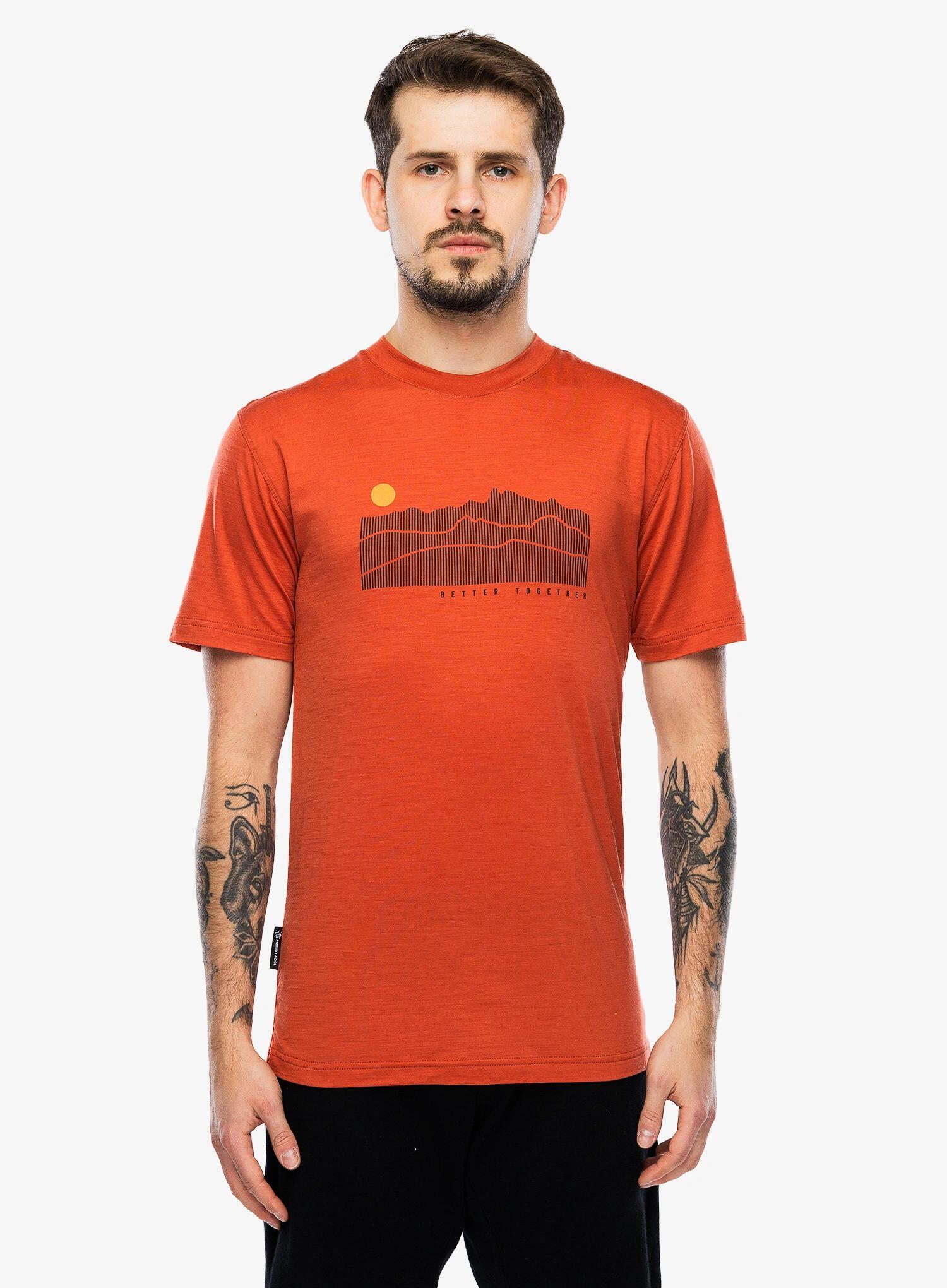 Koszulka merino Sensor Merino Active Sunrise Tee SS 7/7